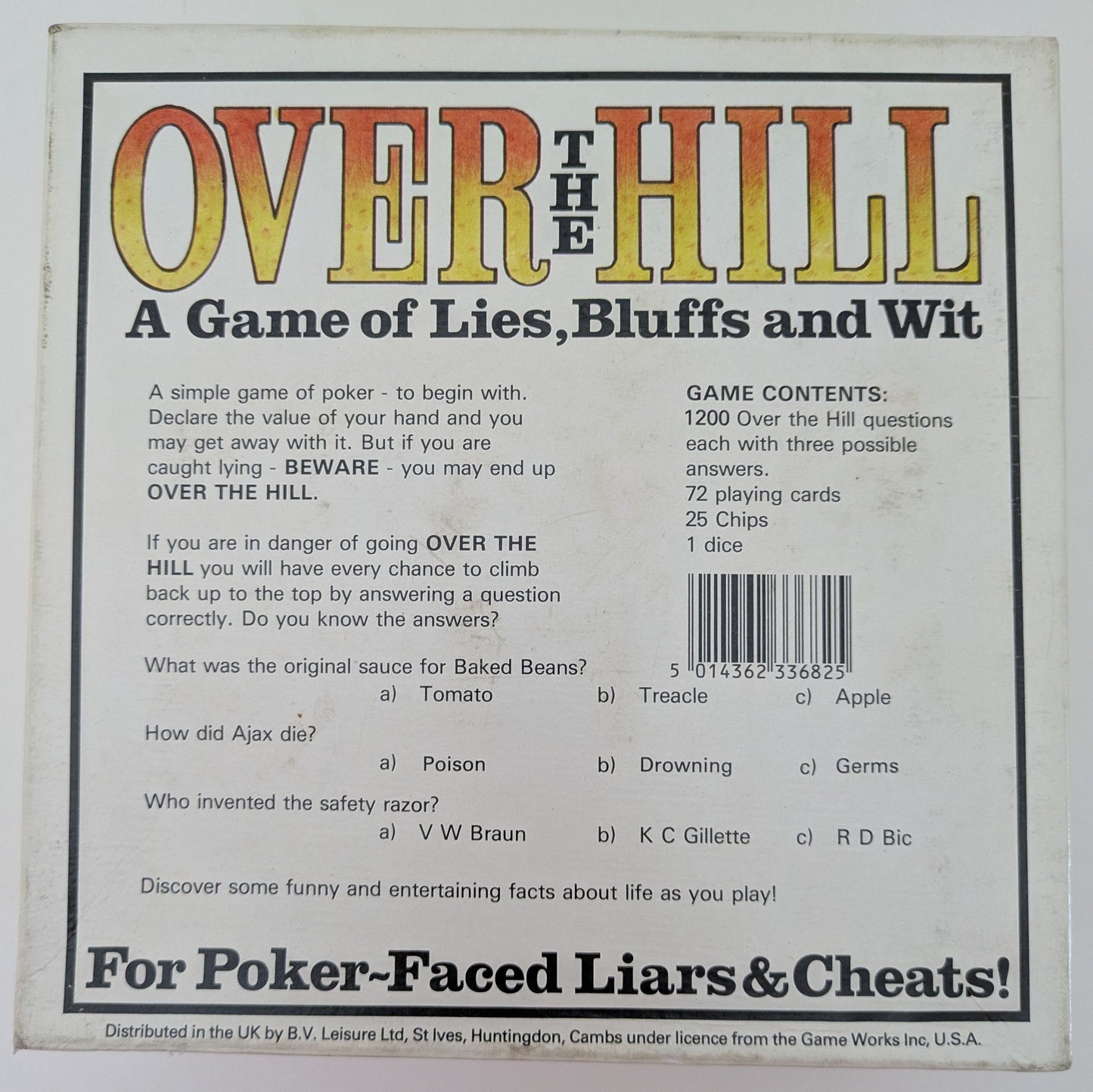 A Light-Hearted Mix of Cards, Chips, and Trivia Questions in Over the Hill (1993)