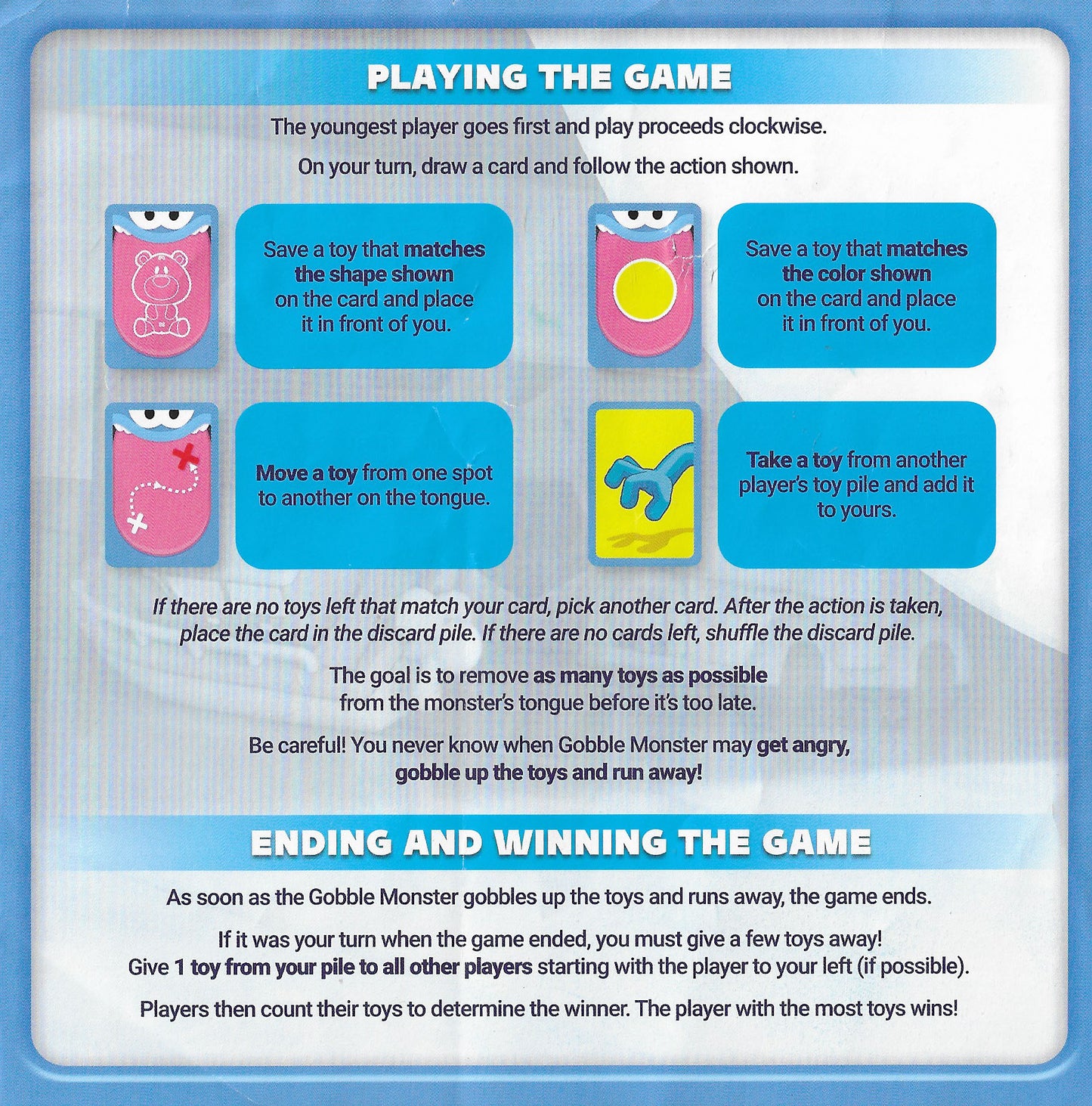 A colourful game with a twist – Gobble Monster (2021) is all about saving toys and thinking fast.