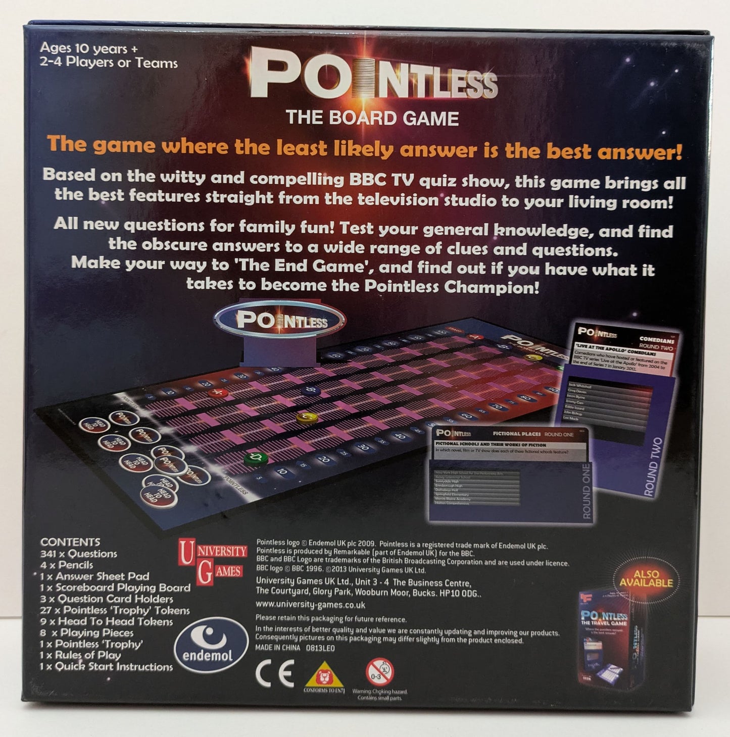 A trivia game with a difference – Pointless (2012) rewards the answers nobody else thought of.