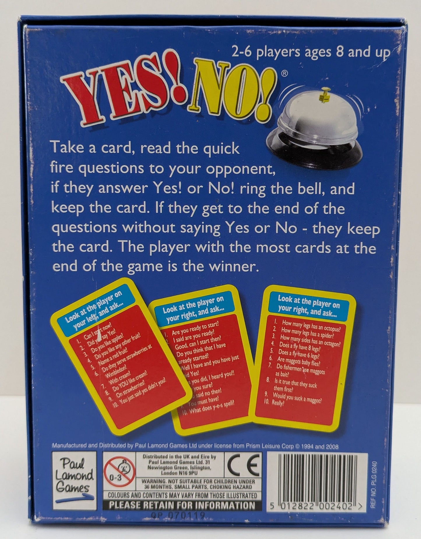 Add excitement to game night with Yes! No! (2008), the party classic of tricky questions and sharp reflexes.
