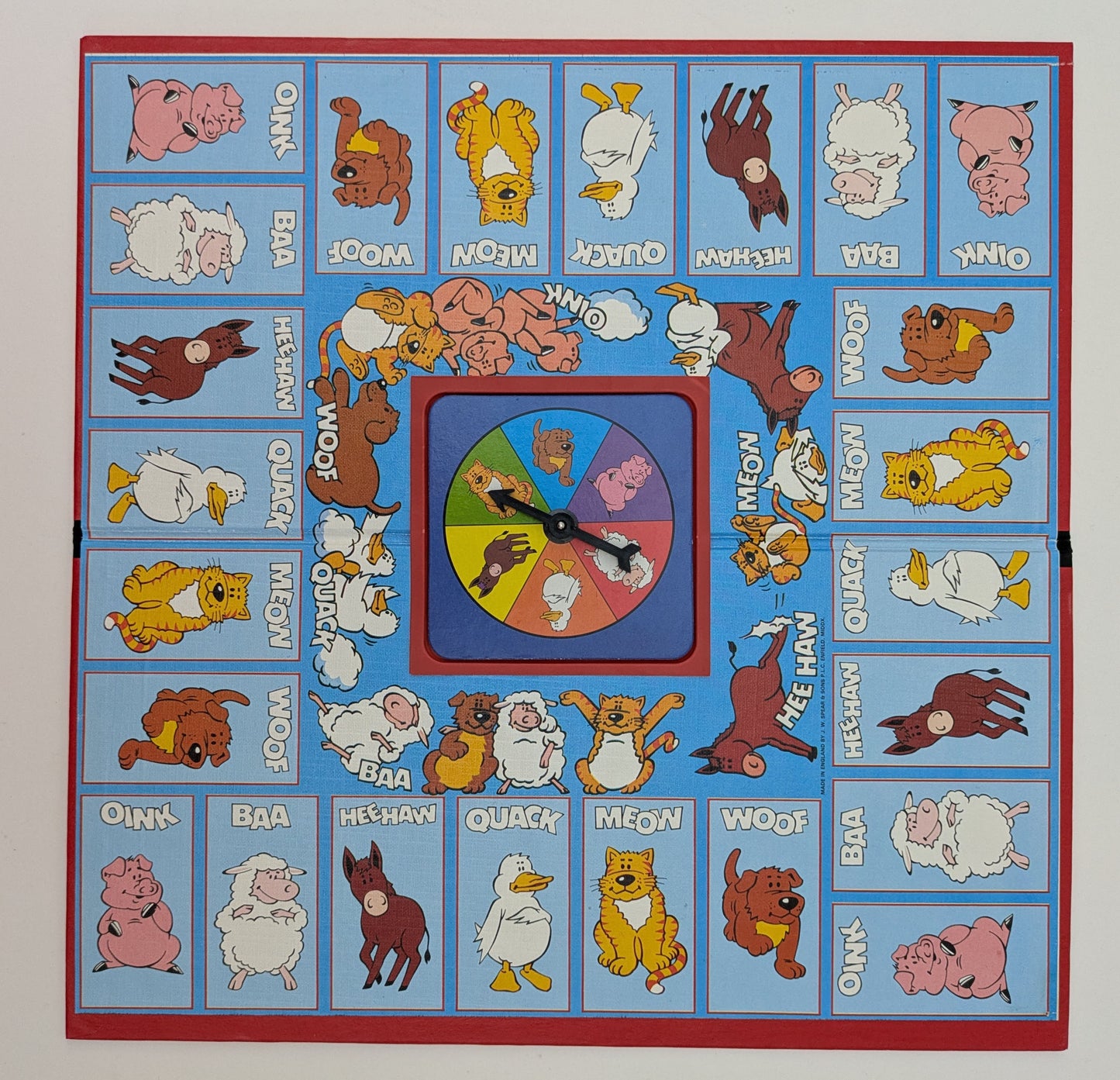 Animal Talk 1983 is a fast and funny family game where animal noises lead the way to victory.