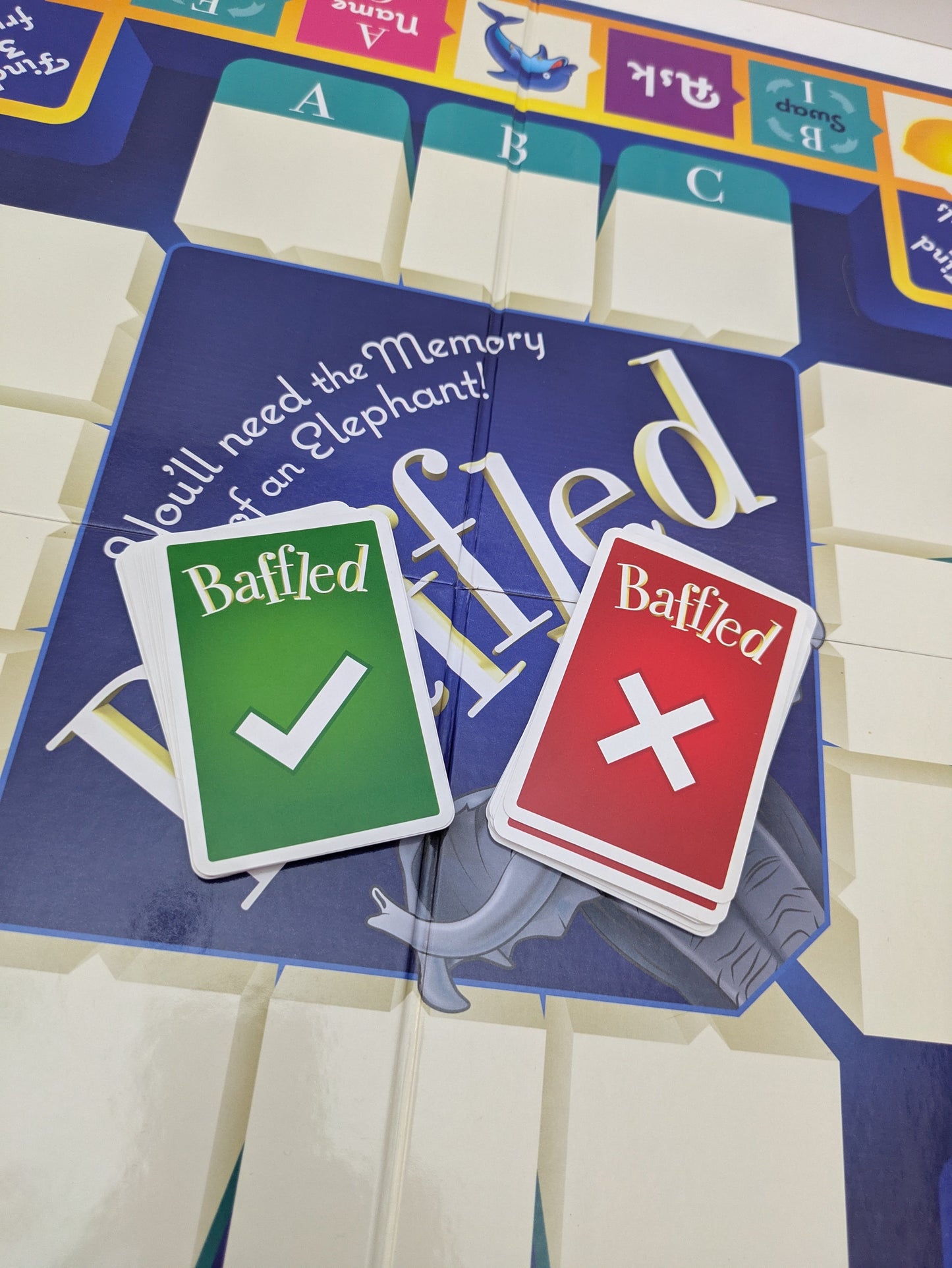 Baffled (2018) is packed with colourful symbols and clever twists.