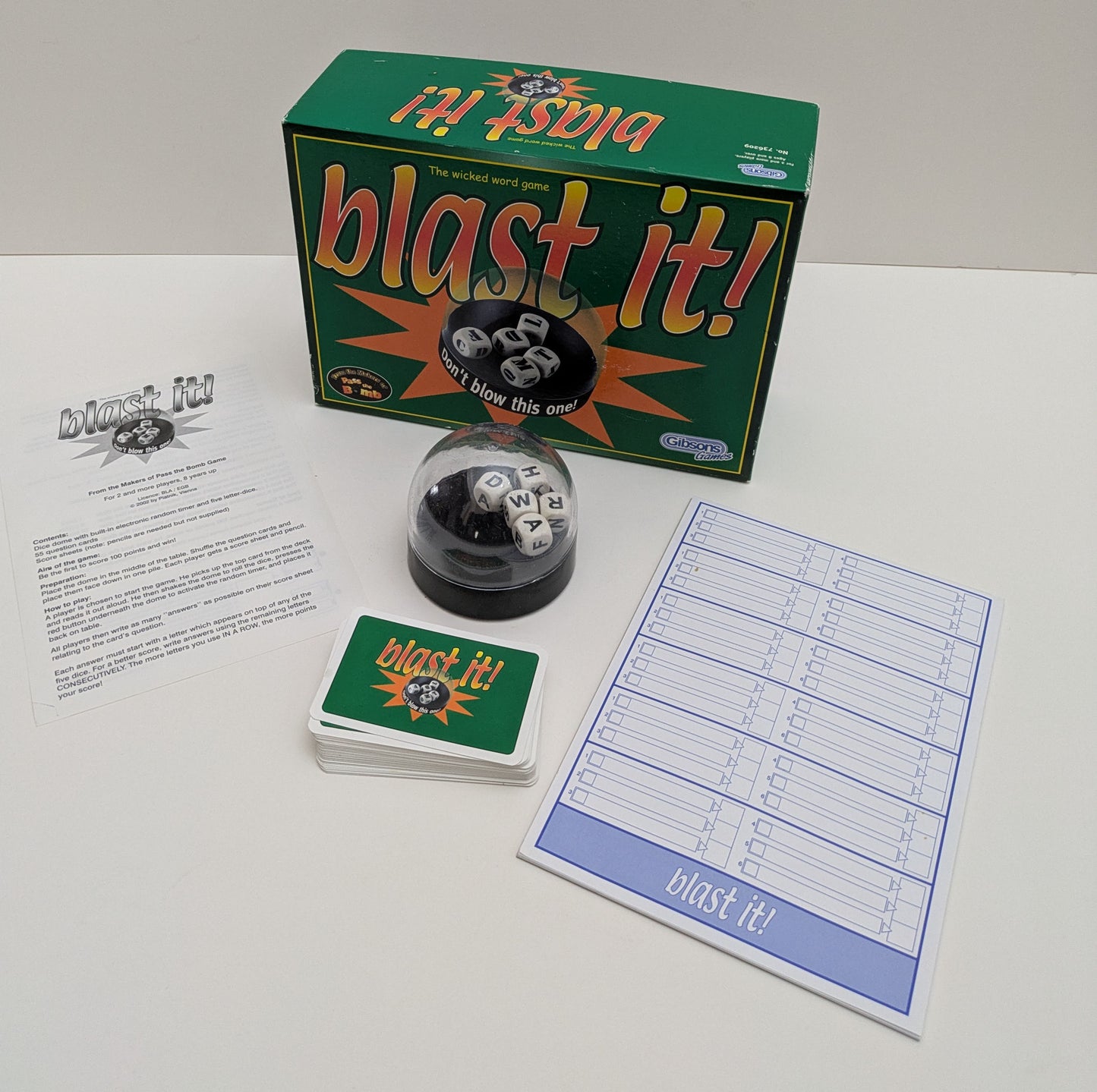 Blast It! (2002): The Ultimate Fast-Paced Word Game for Family Fun