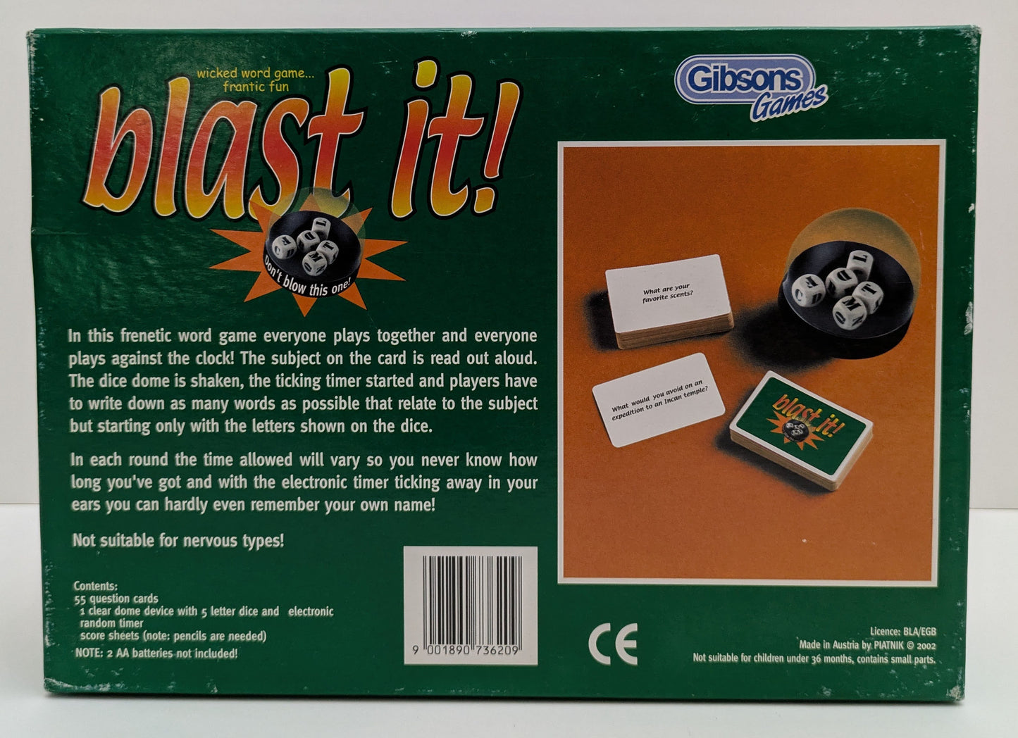 Blast It! (2002) - Fast-Paced Word Game | Rent Now from GamesUnite