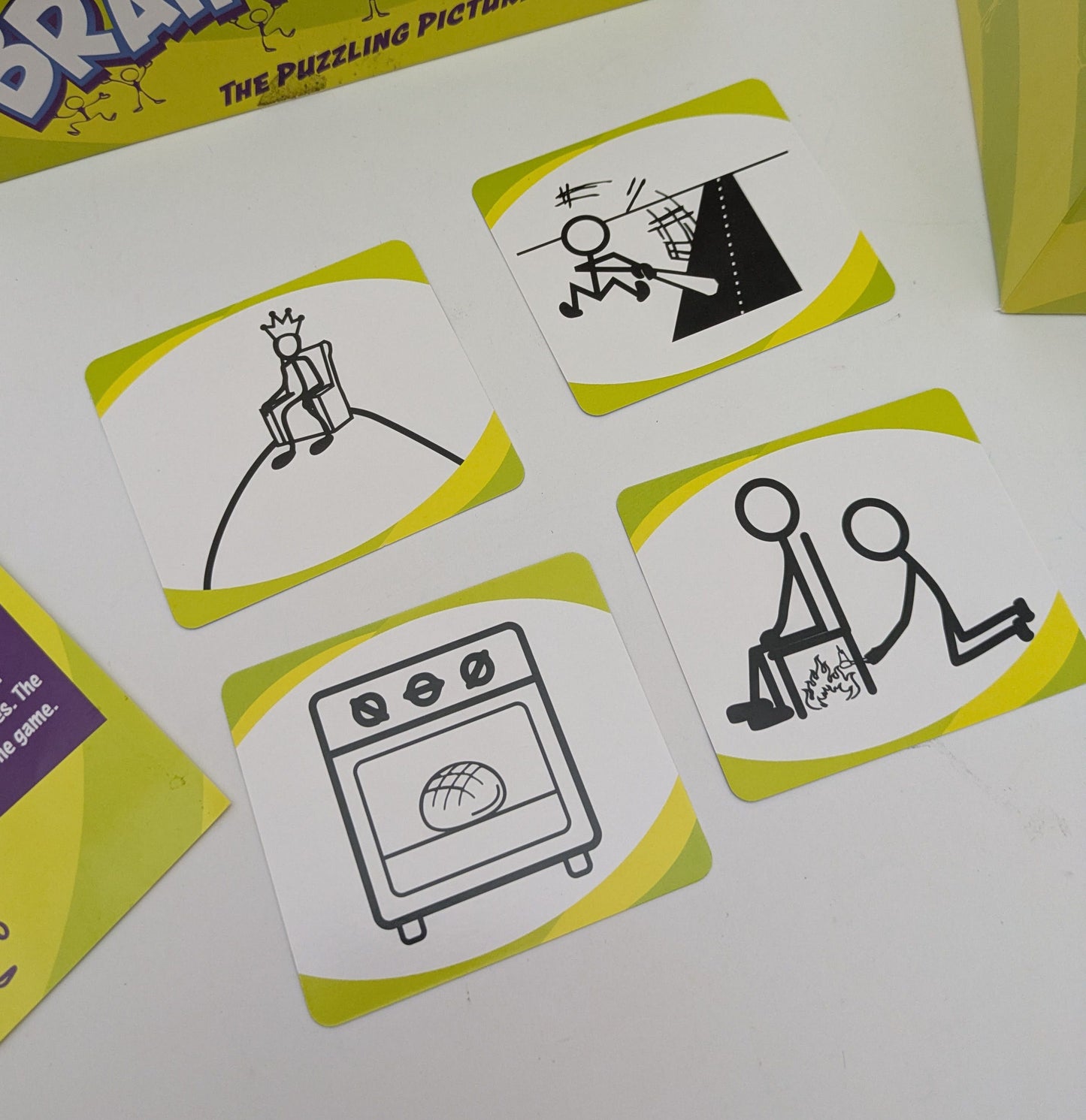 Brain Ache (2022) – The Quick Thinking Board Game of Words, Pictures and Puzzles