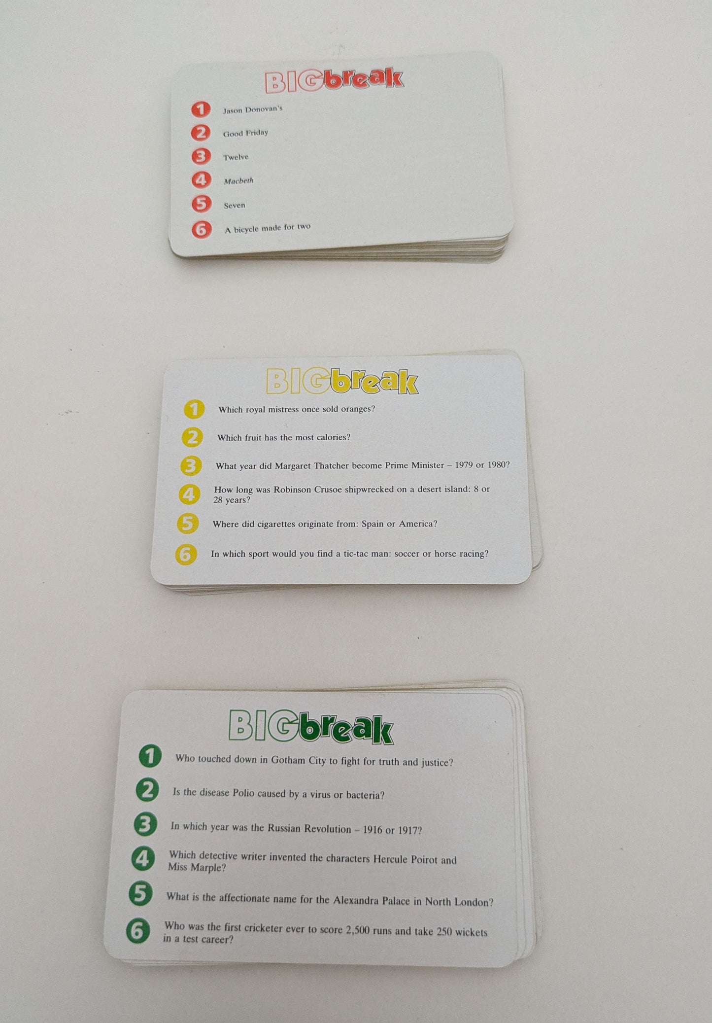 Bring Home the Classic Big Break 1991 Board Game