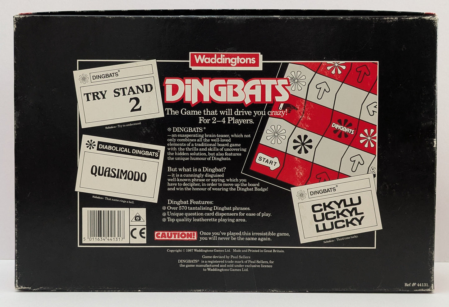 Bring laughter and brainpower together with Dingbats (1987) the original puzzle challenge.