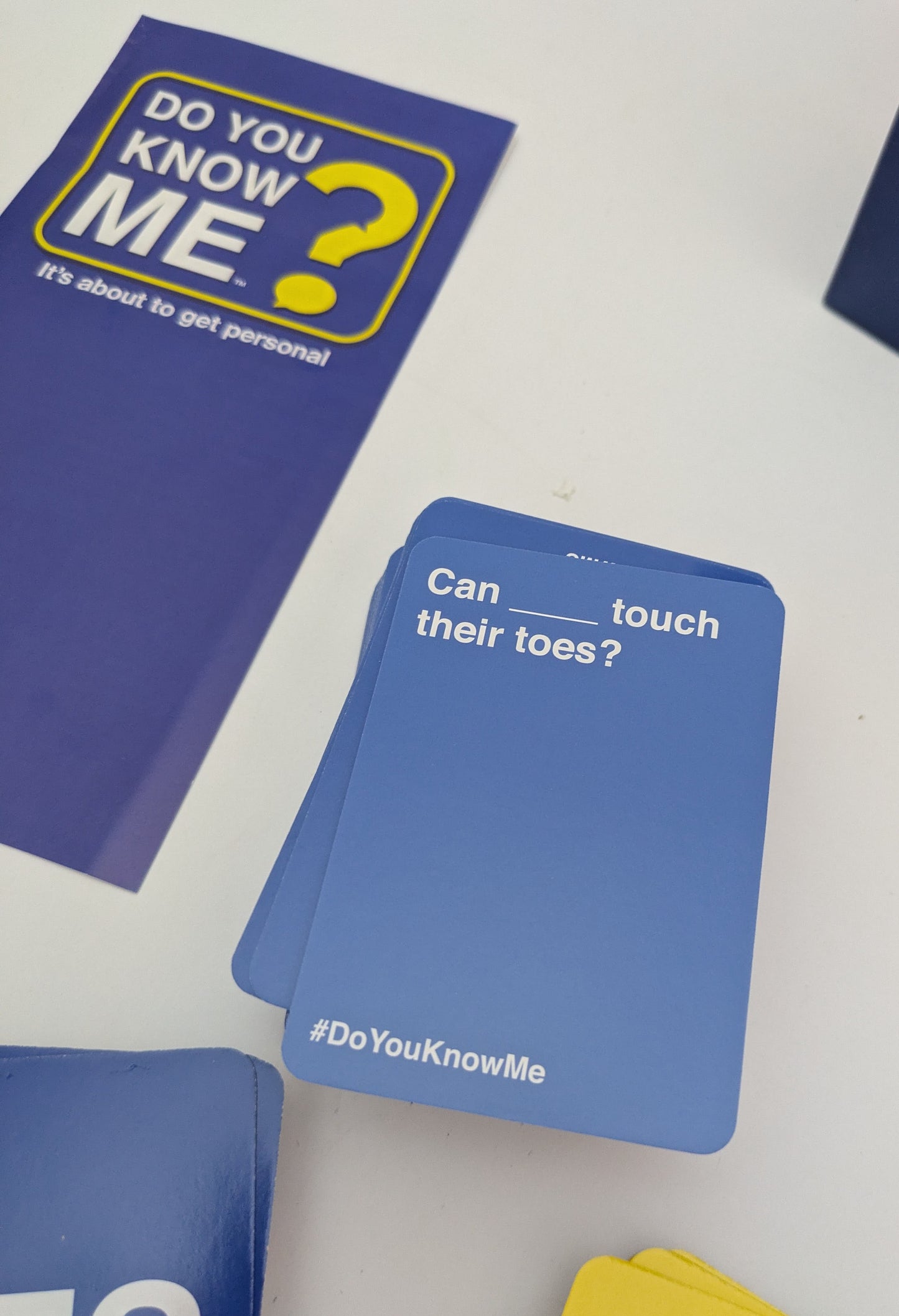 Bring your friends together with Do You Know Me (2019), the game that reveals what you really think you know.