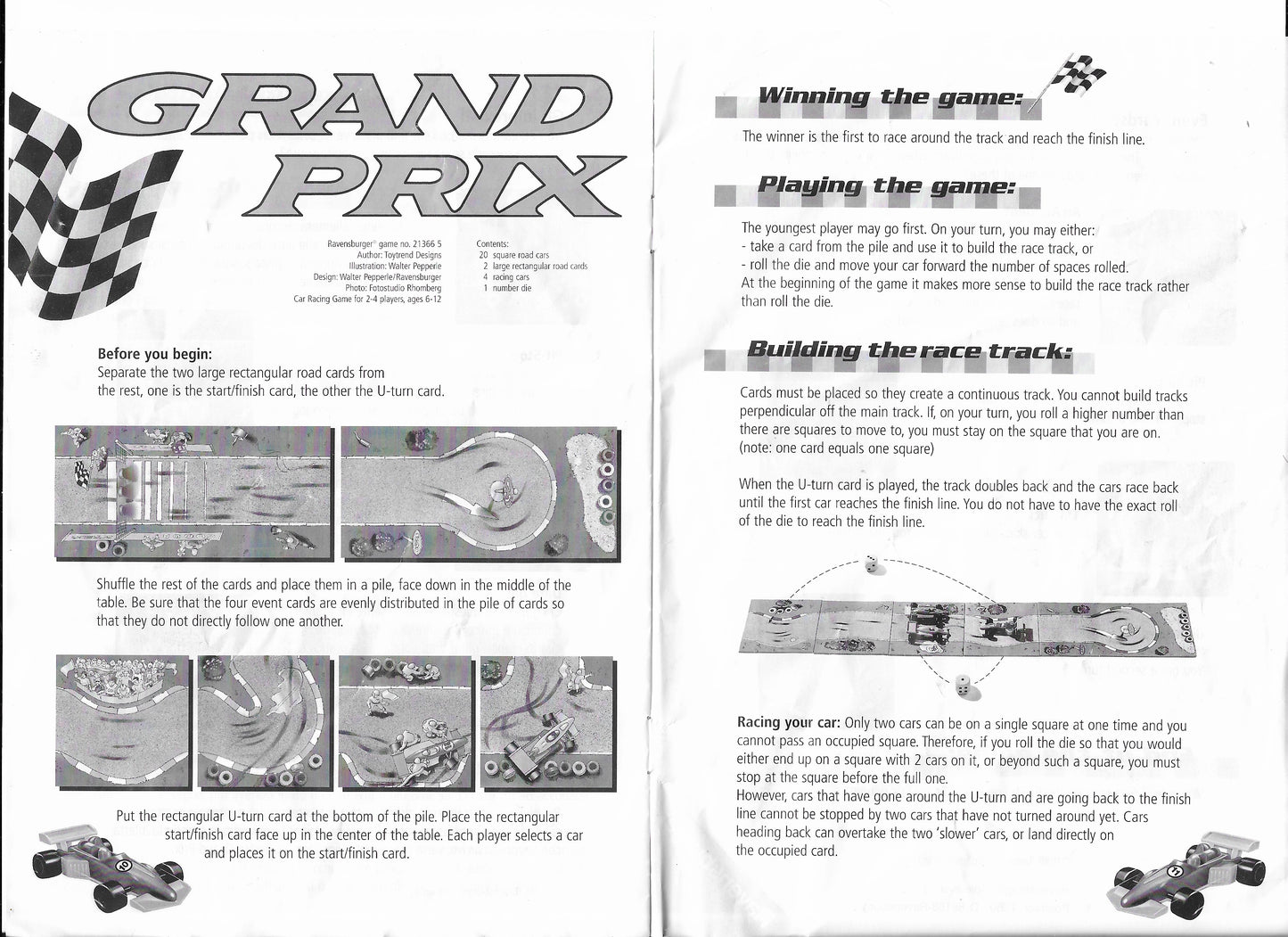 Build the road, roll the dice and speed ahead in Grand Prix (1998).