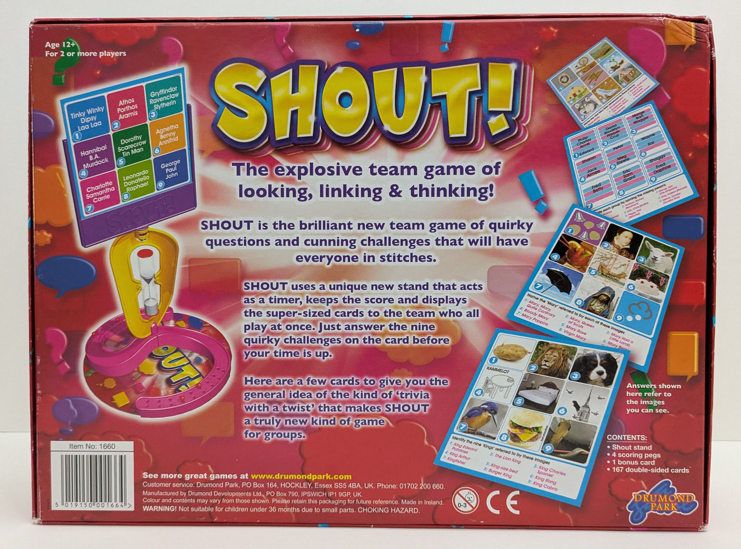 Challenge cards, timers, and team battles – Shout (2015) keeps everyone on their toes.