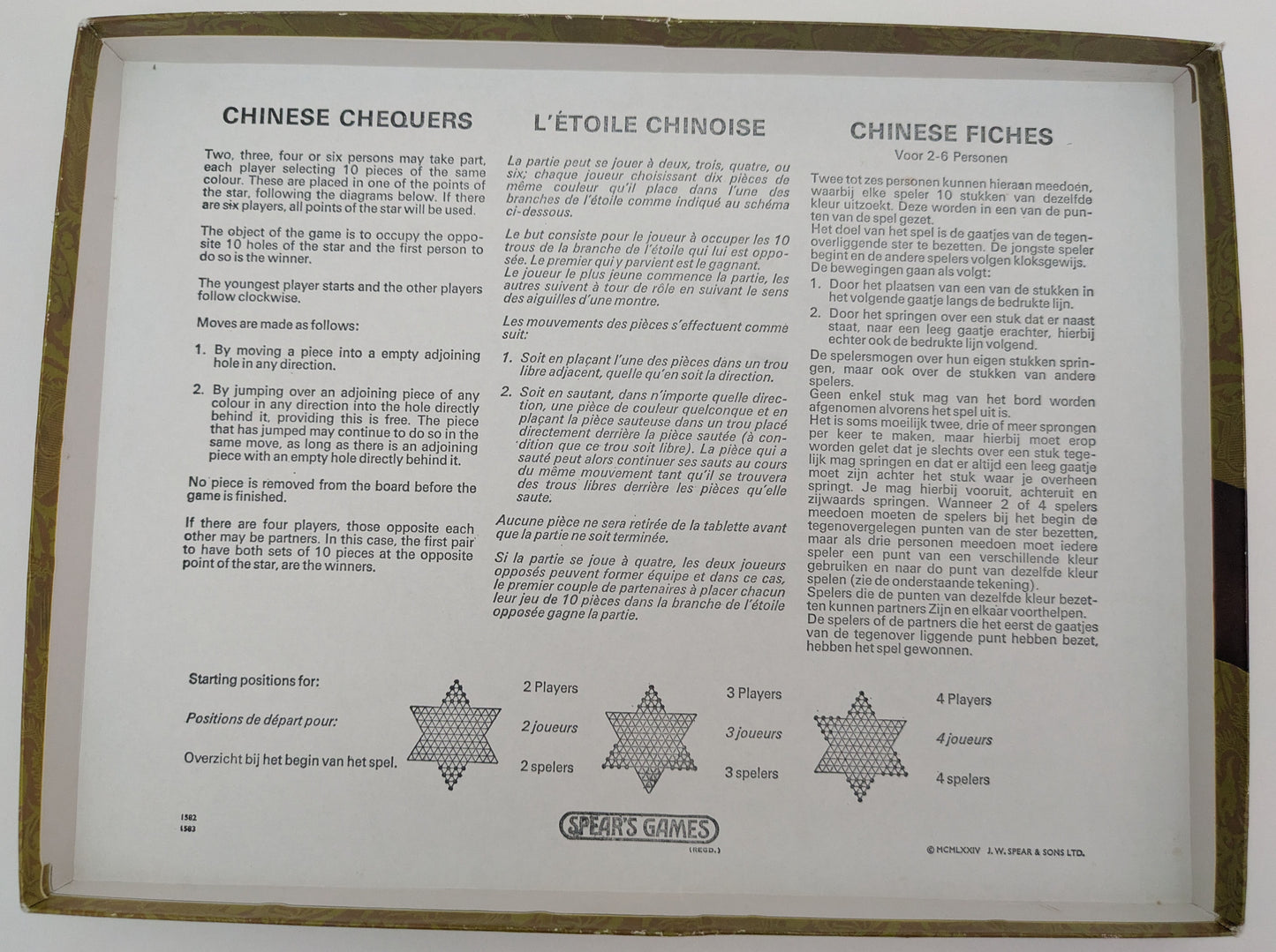 Chinese Checkers (1982) – Rules and How to Play This Retro Strategy Game