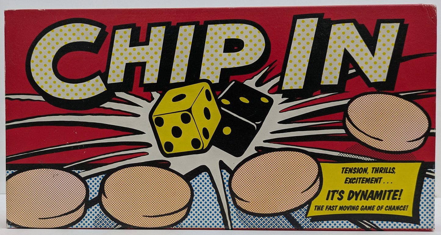 Chip In (1988) Game Rental - Fun & Strategic Dice Challenge