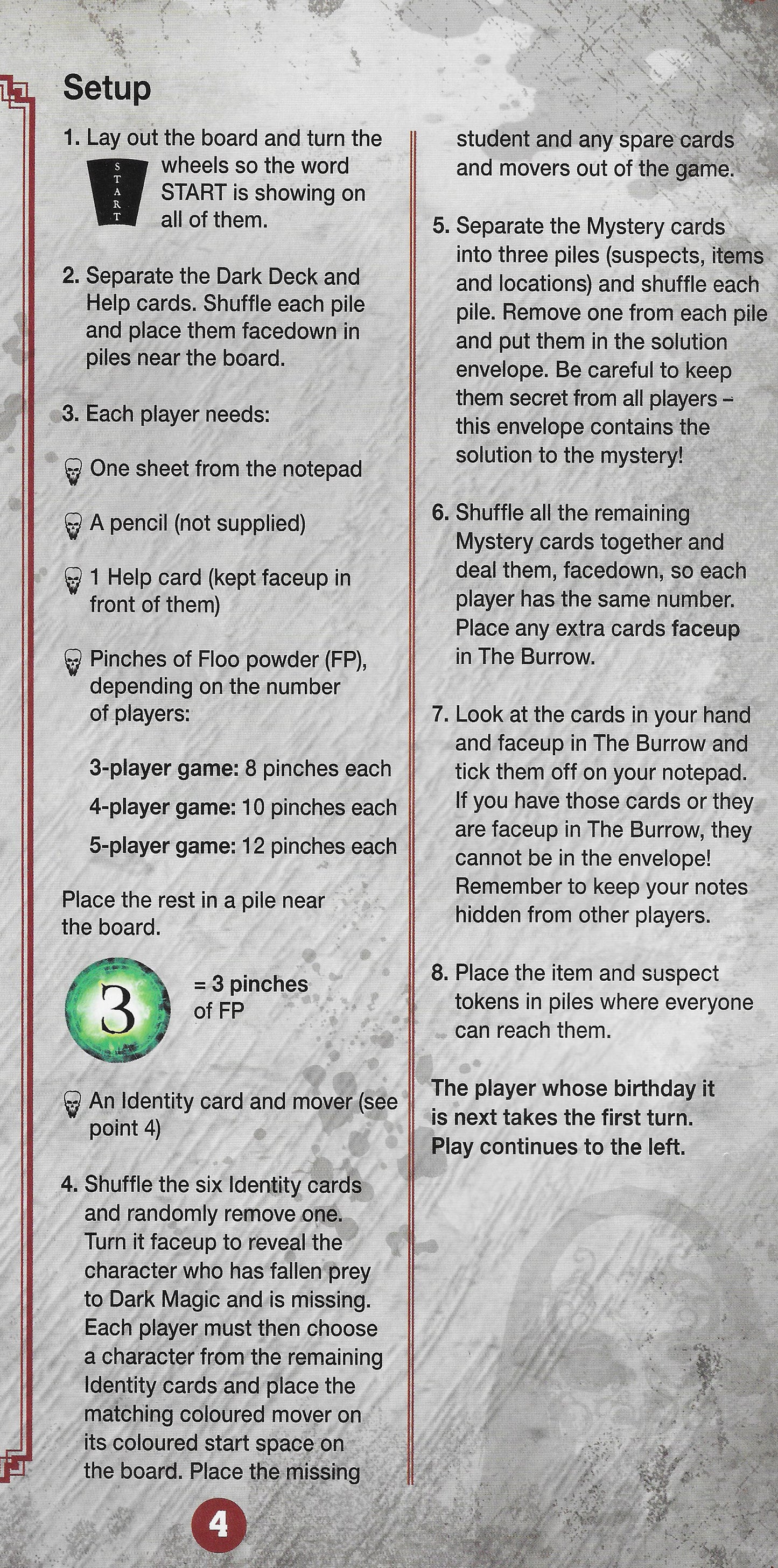 Cluedo Harry Potter (2019) Rules Guide – Who, What, Where Explained