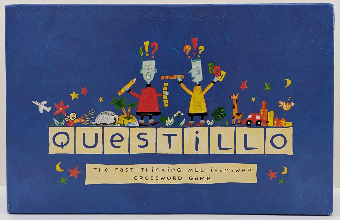 Crosswords meet competition in the classic Questillo (1995).