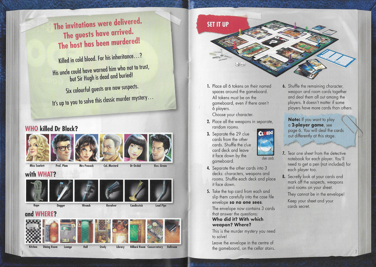 Dive into deduction with Cluedo (2012) – the timeless game of mystery and logic.