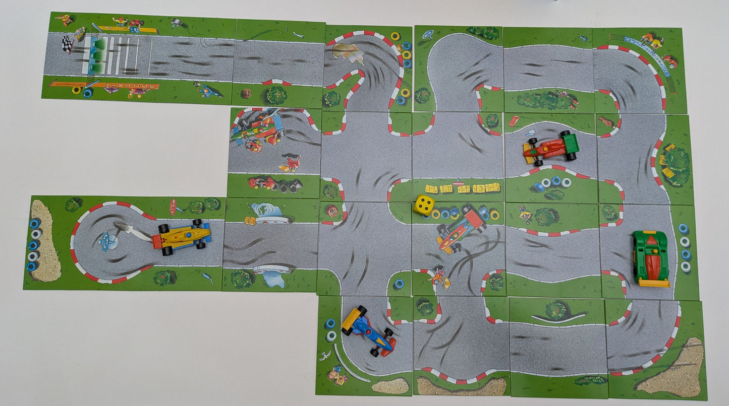 Dodge oil slicks, avoid pit stops and race to the finish in Grand Prix (1998).