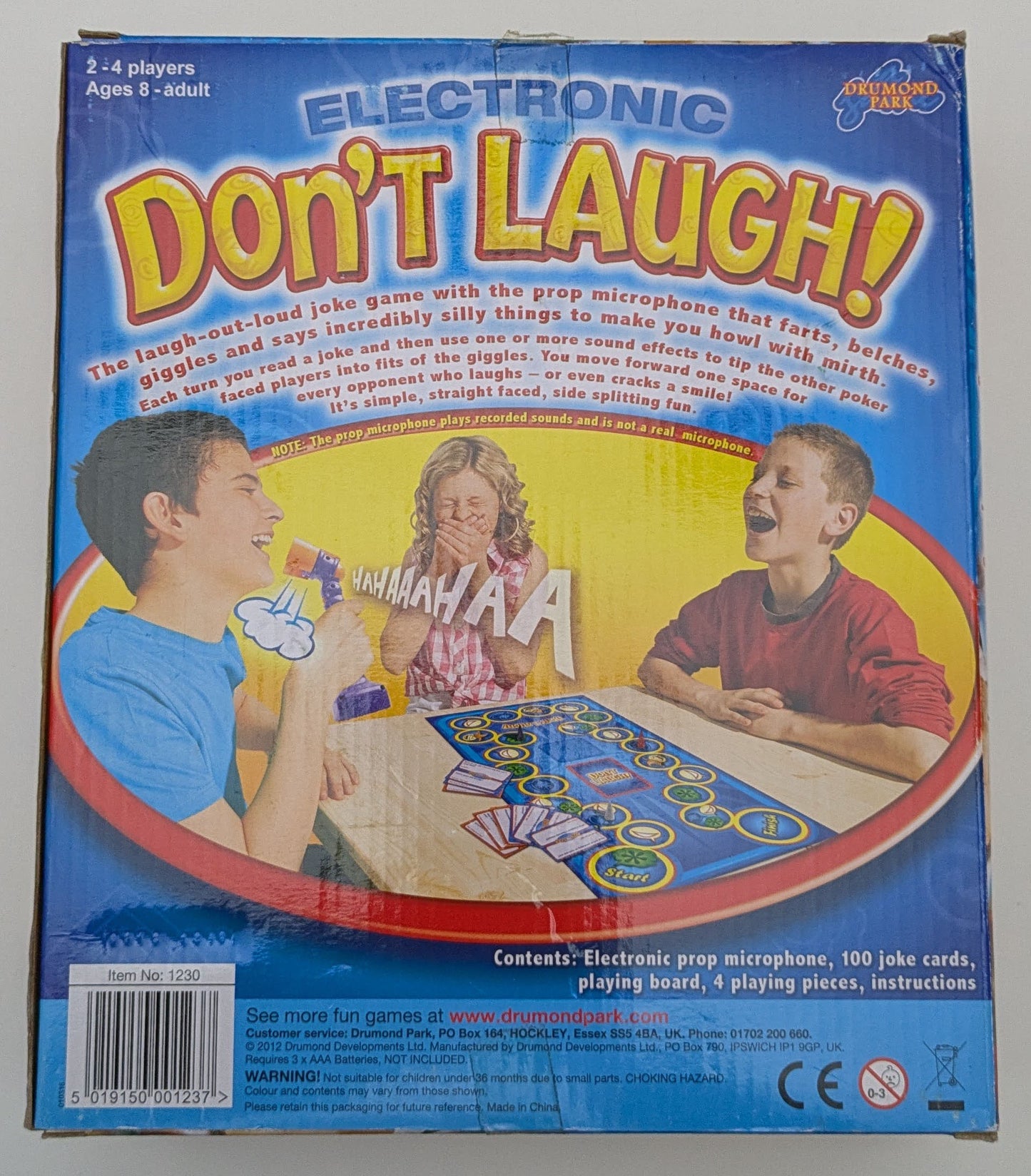 Don’t Laugh (2012) is perfect for families and friends who love games that don’t take themselves too seriously.
