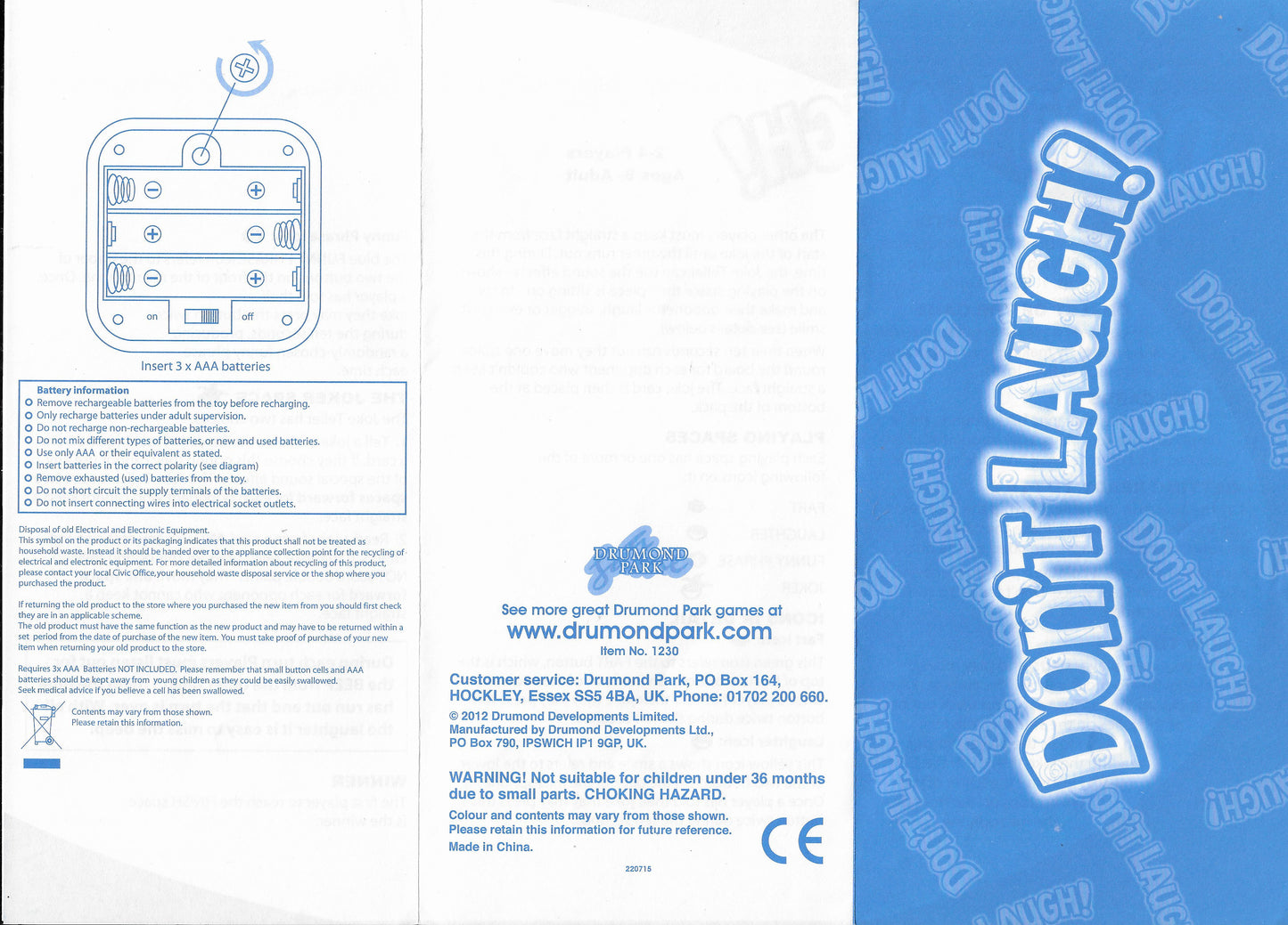 Don’t Laugh (2012) mixes classic joke-telling with a hilarious sound effects microphone you’ll want to keep using.