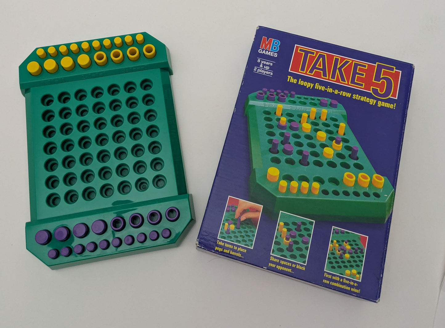 Easy to learn but full of depth, Take 5 (1993) is perfect for anyone who loves a quick yet thoughtful challenge.