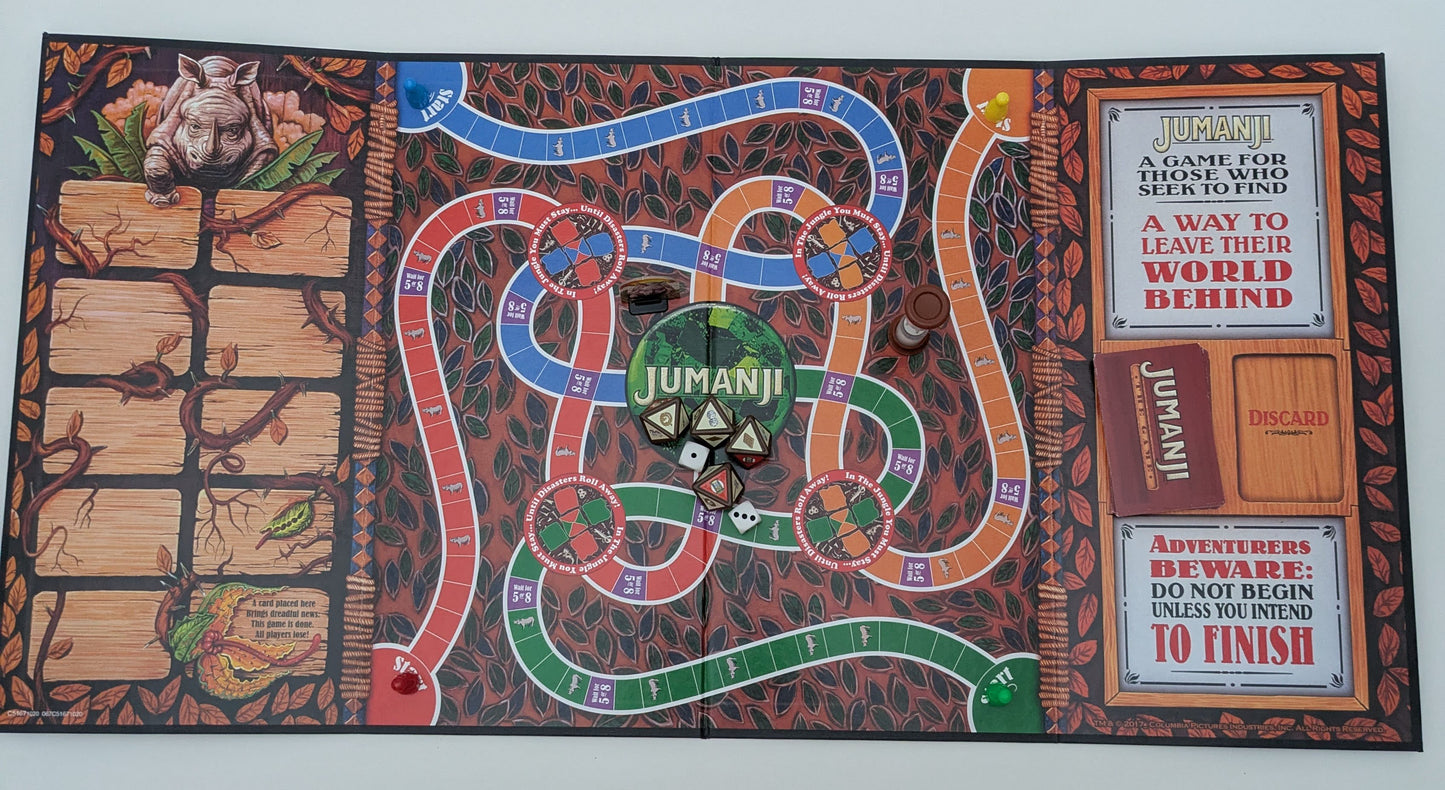 Enter the wild world of Jumanji and see if you can escape the jungle before time runs out.