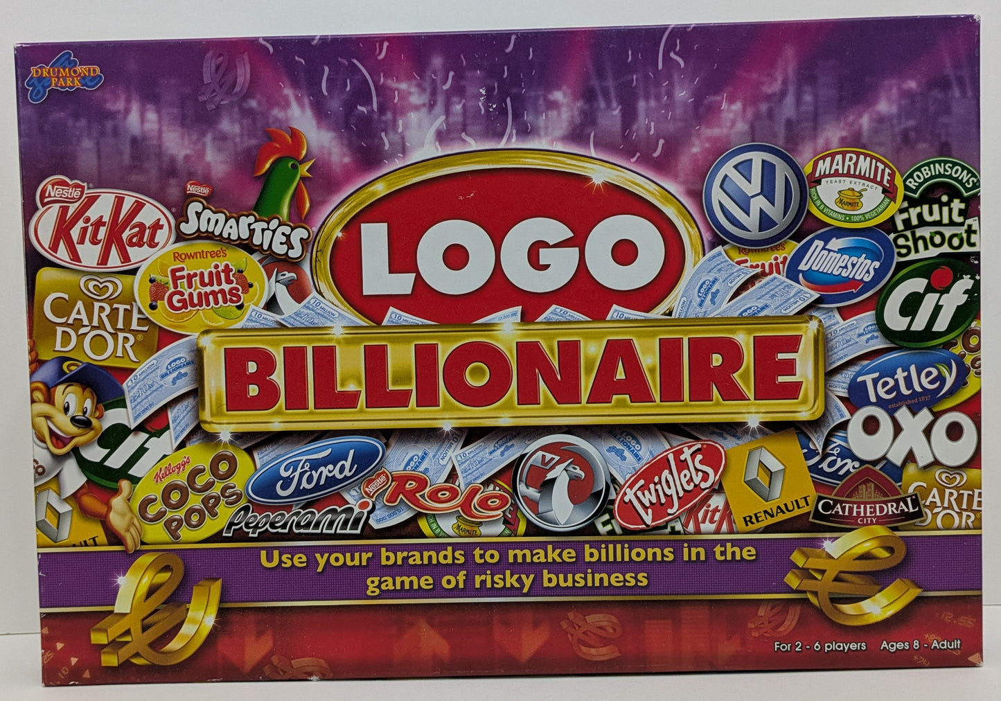 Experience corporate chaos with auctions, takeovers and newsflashes