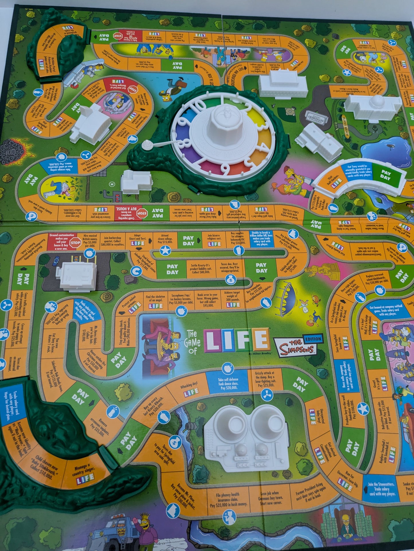 Experience hilarious twists in The Game of Life Simpsons Edition (2004)