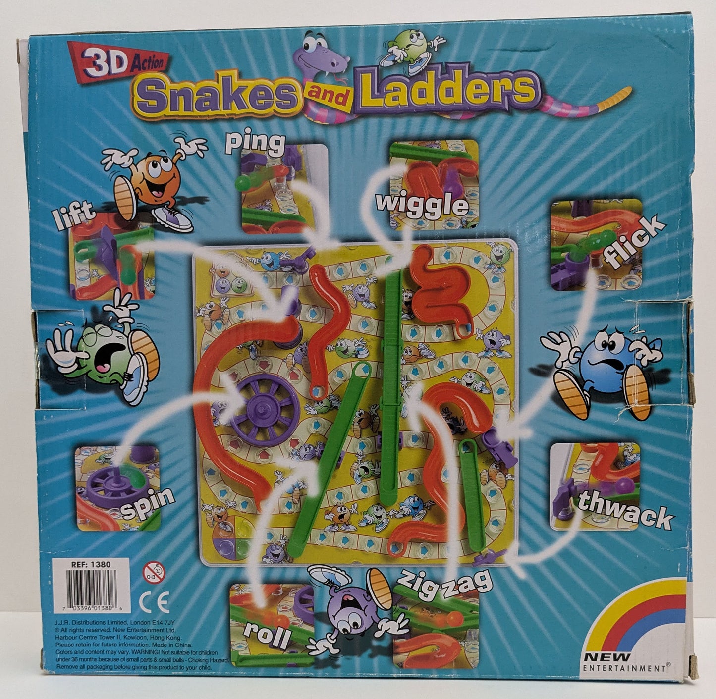 Experience the classic favourite in a whole new way with 3D Snakes and Ladders (2012).