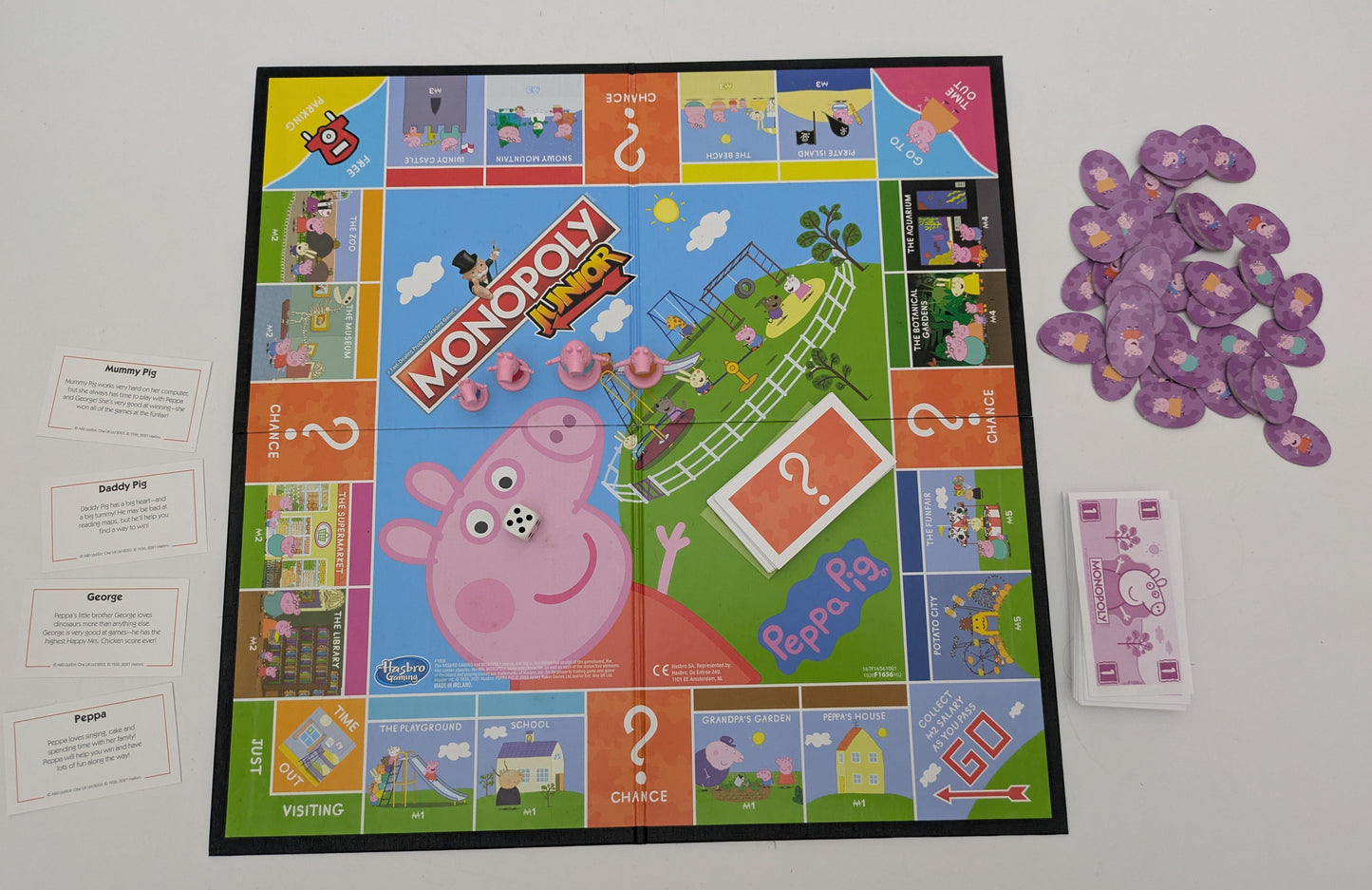 Explore Peppatown in Monopoly Peppa Pig (2003) and see who becomes the richest pig on the playground!