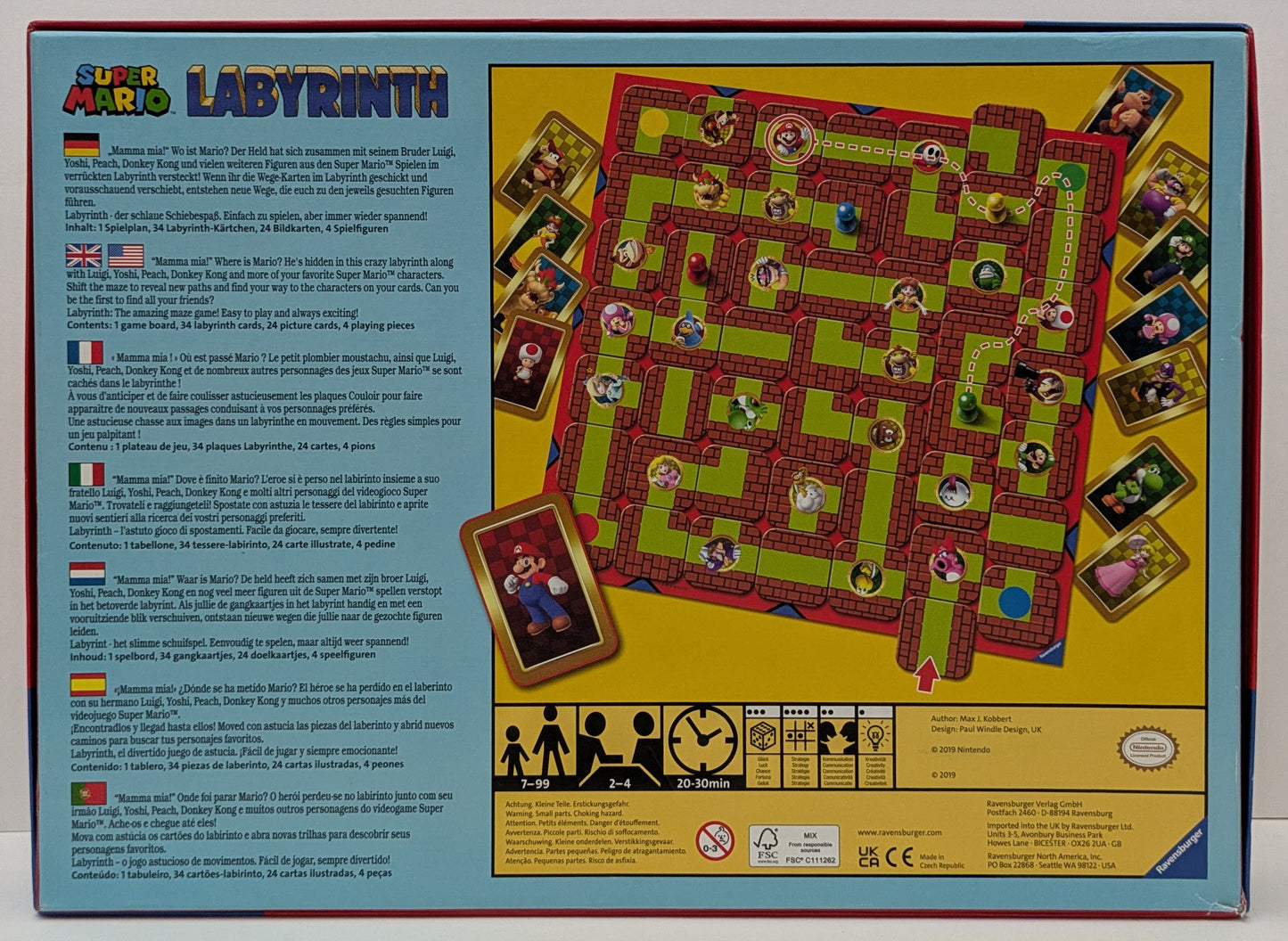 Explore a new maze every game in Super Mario Labyrinth (2019).
