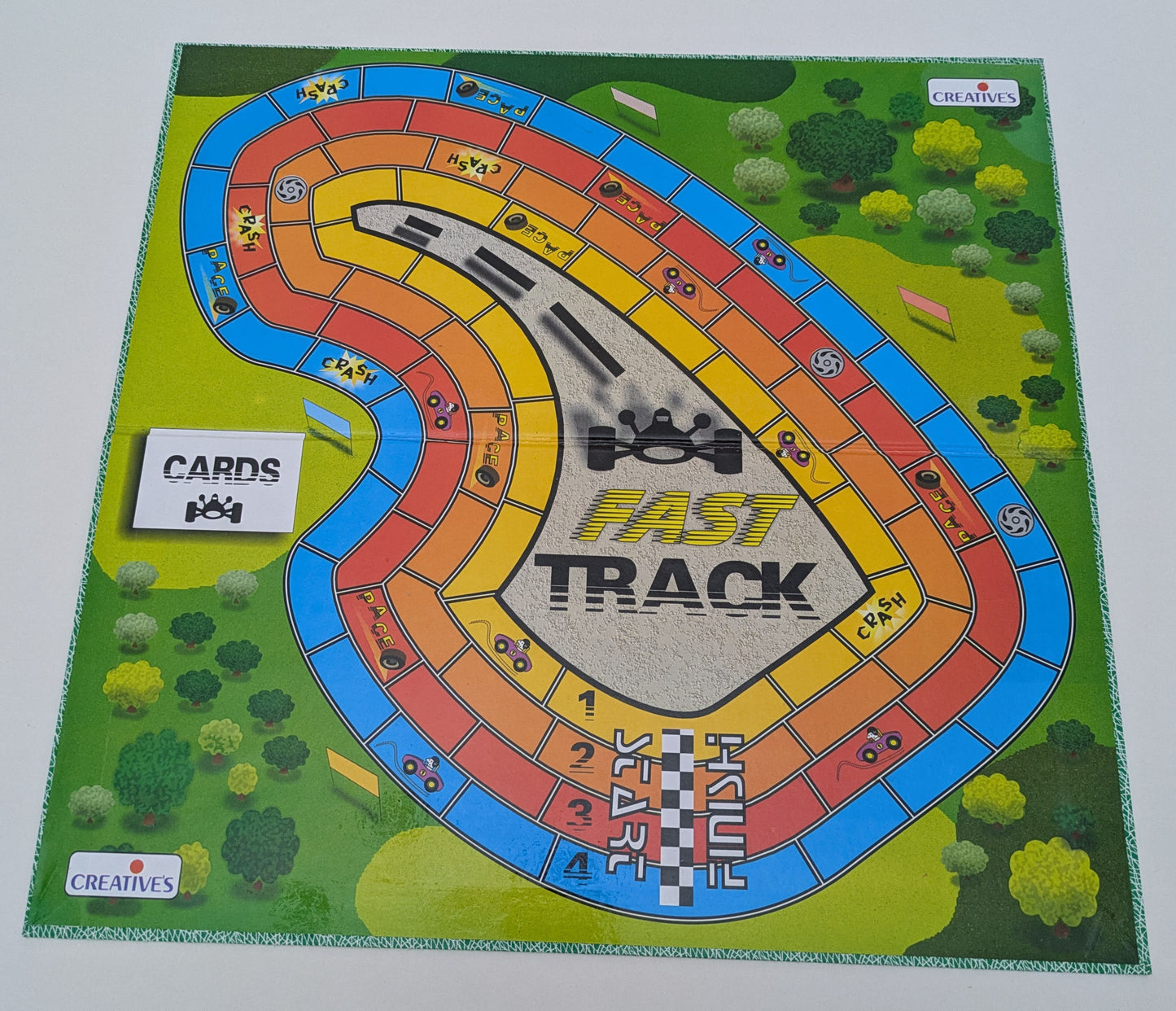 Fast Track (2012) board game – race to the finish with riddles and dice