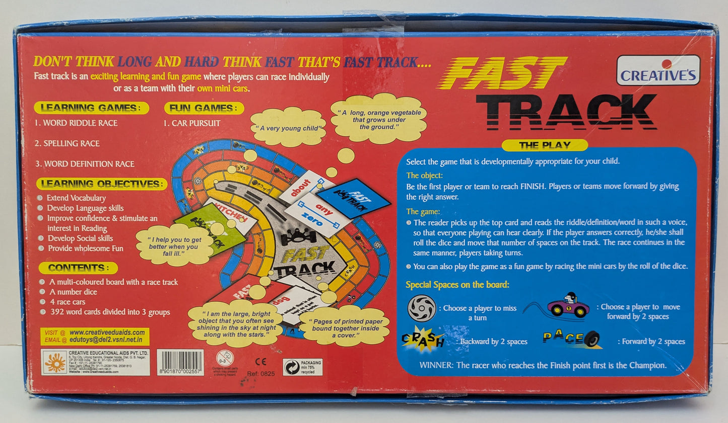 Fast Track (2012) – reach the finish line by answering questions right
