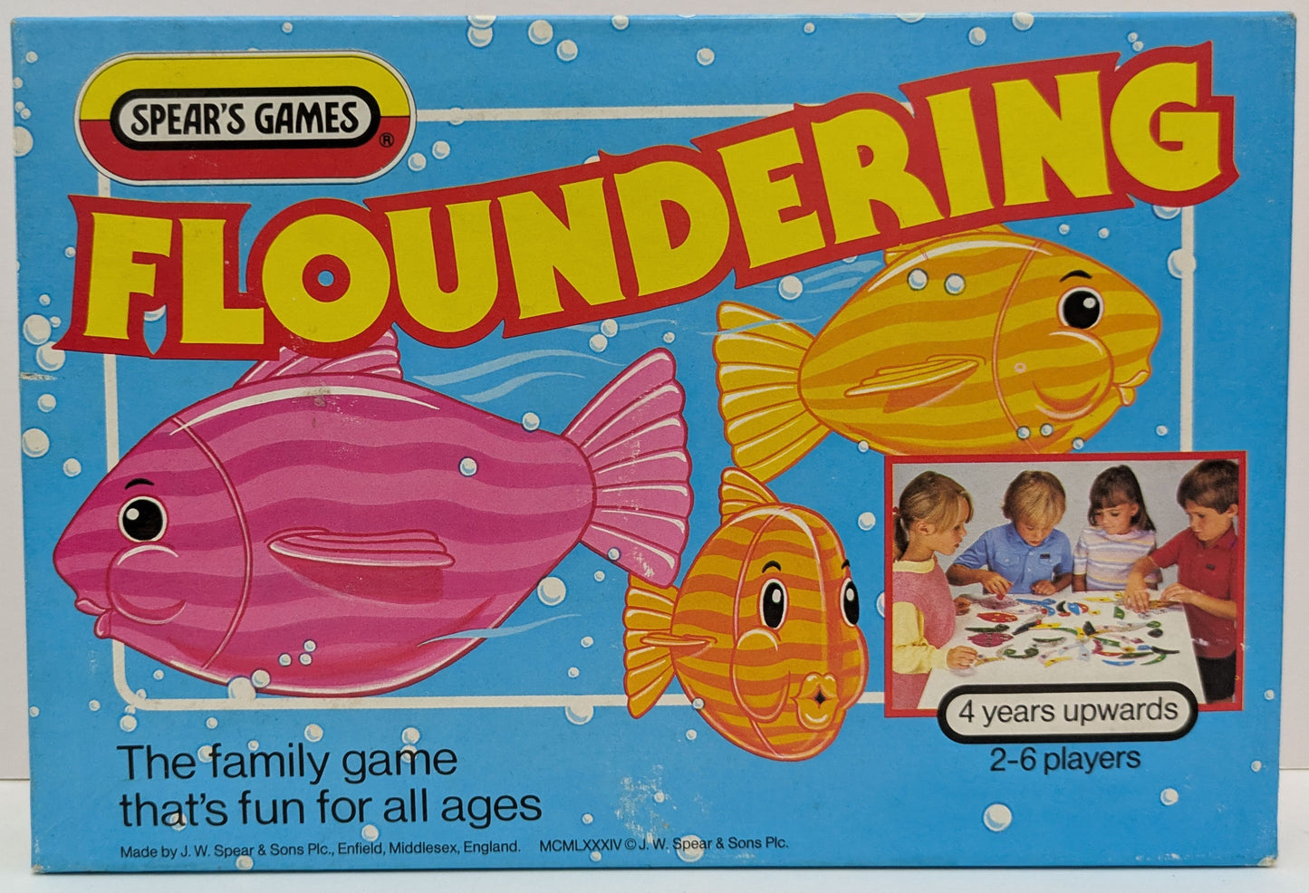 Floundering 1984 – A Fun and Quirky Retro Dice Board Game