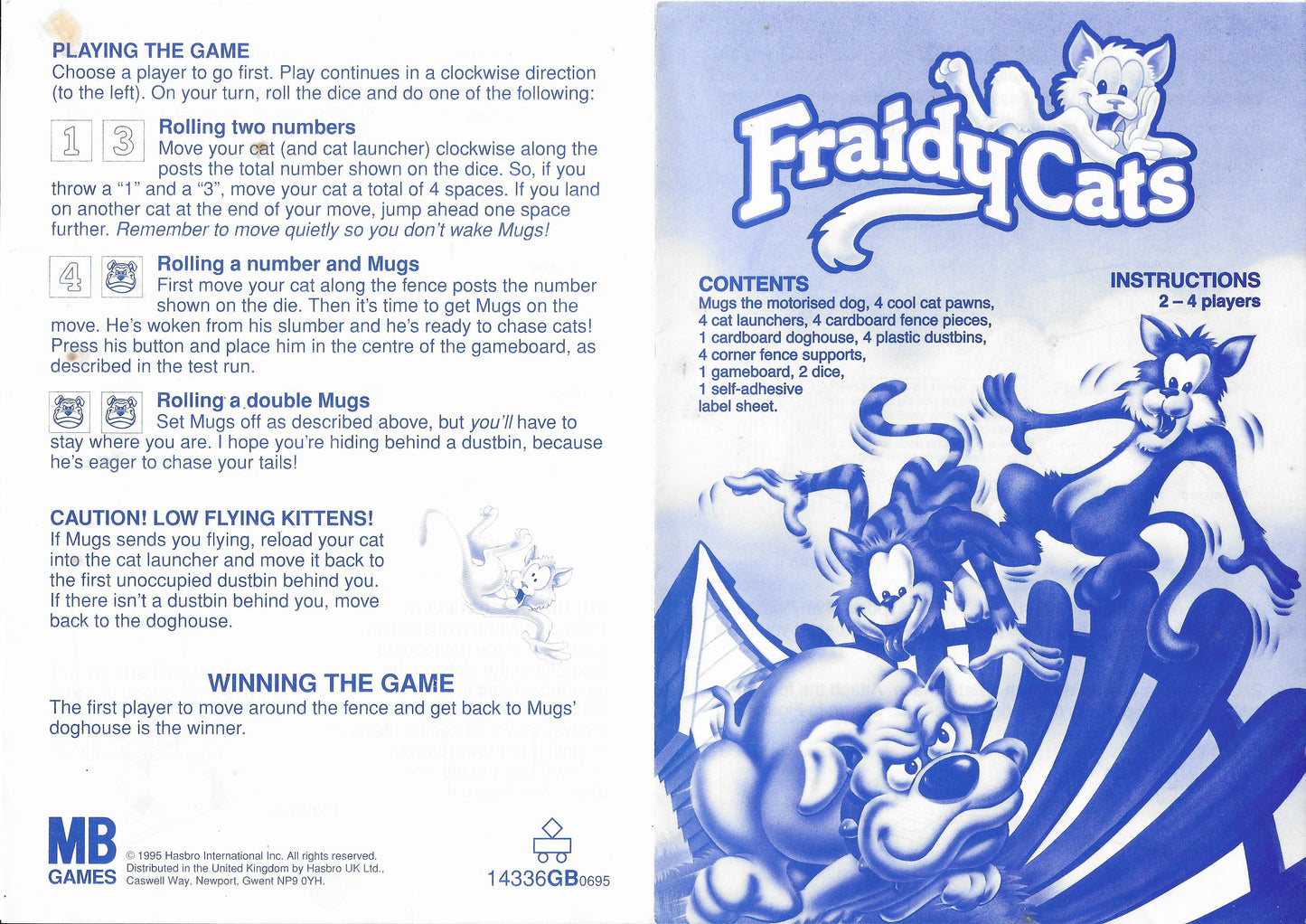 Fraidy Cats (1995) Game Rules — How to Set Up and Play the Classic 90s Game