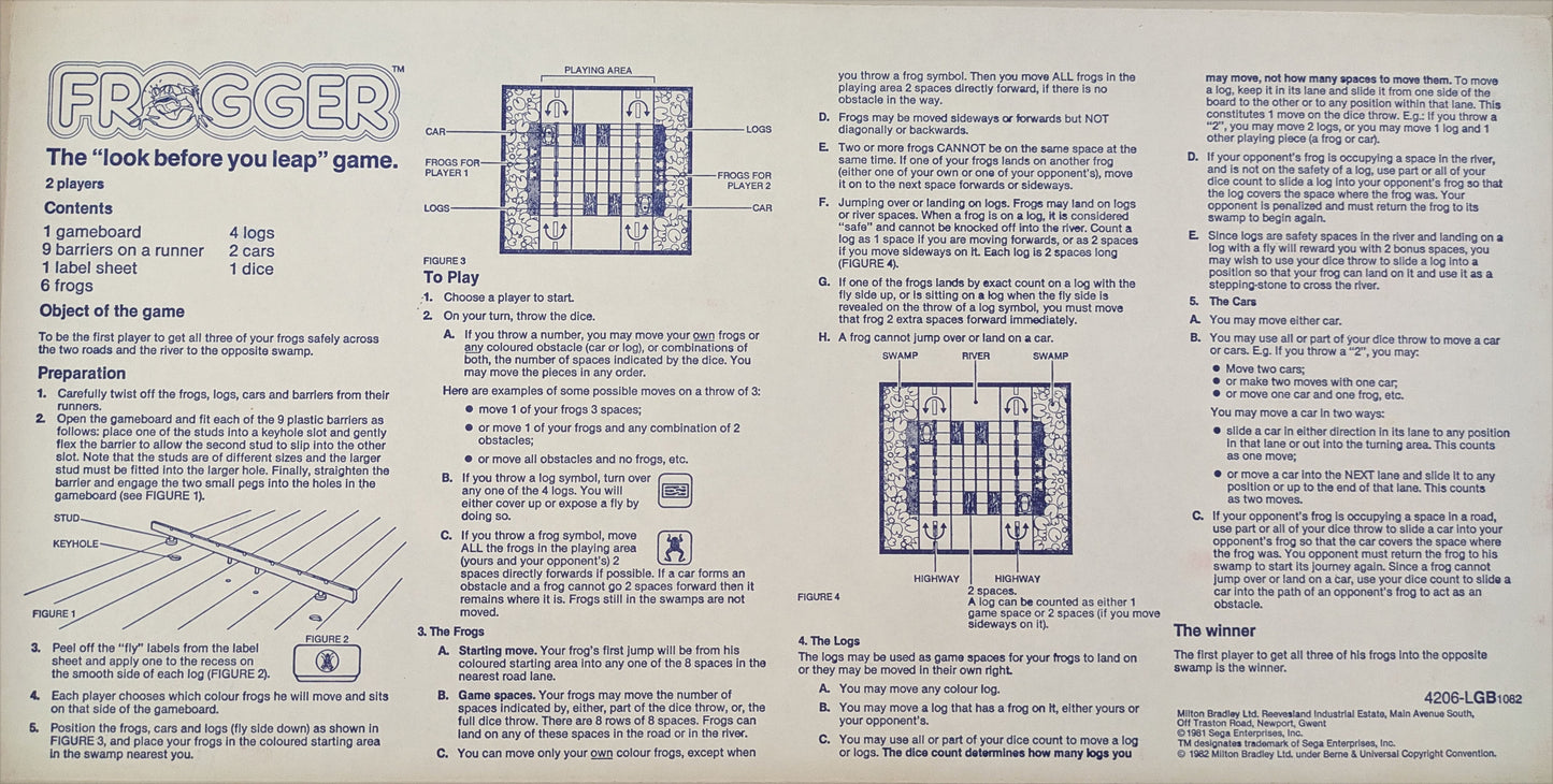 Frogger (1982) Rules and Instructions – How to Play This Vintage Classic