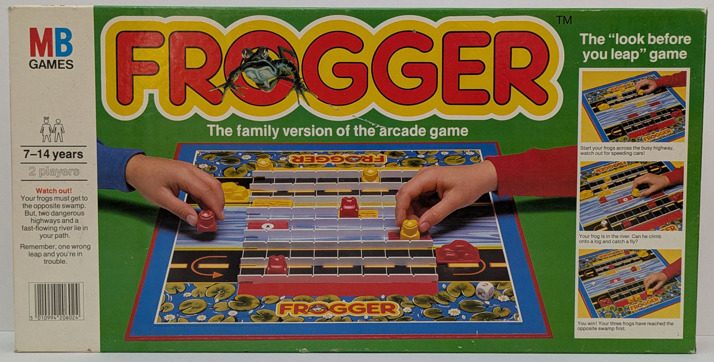 Frogger (1982) – The Nostalgic Arcade Board Game for Two Players