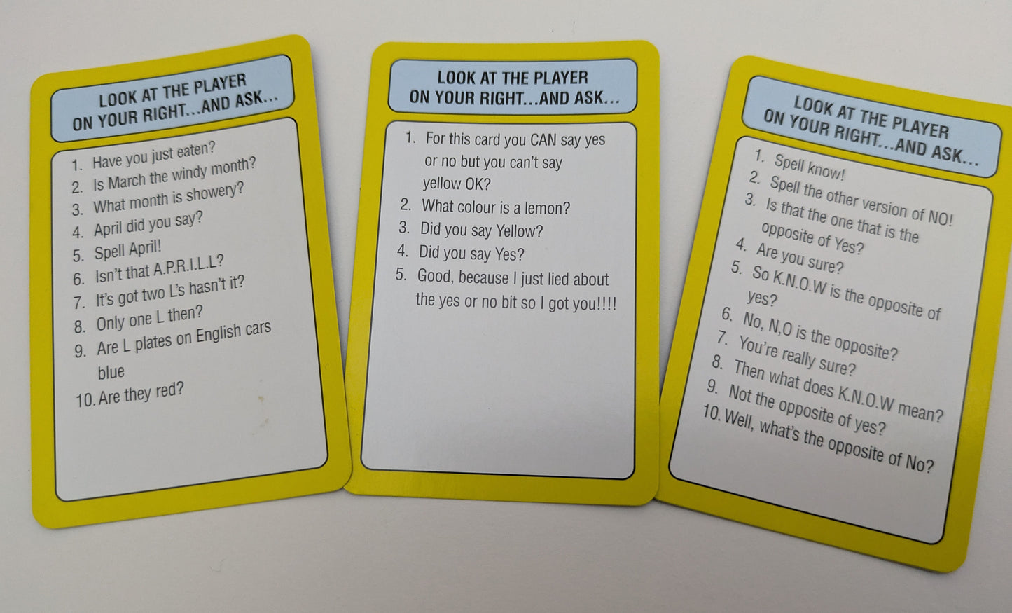 Gather friends and family for Yes! No! (2008), the hilarious word game that guarantees laughter at every turn.