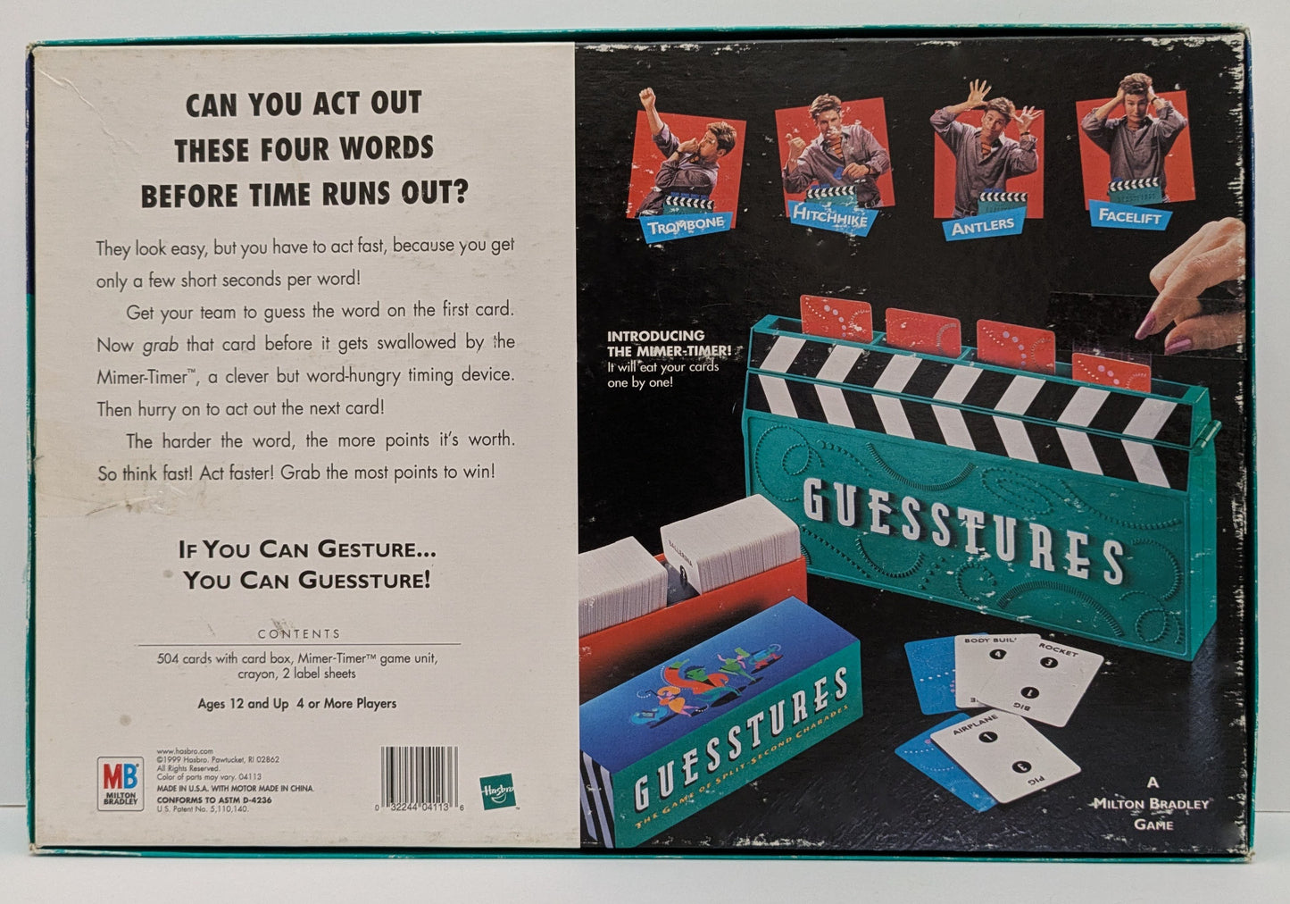 Gesstures (1999) is the game that brings families and friends together through fun.