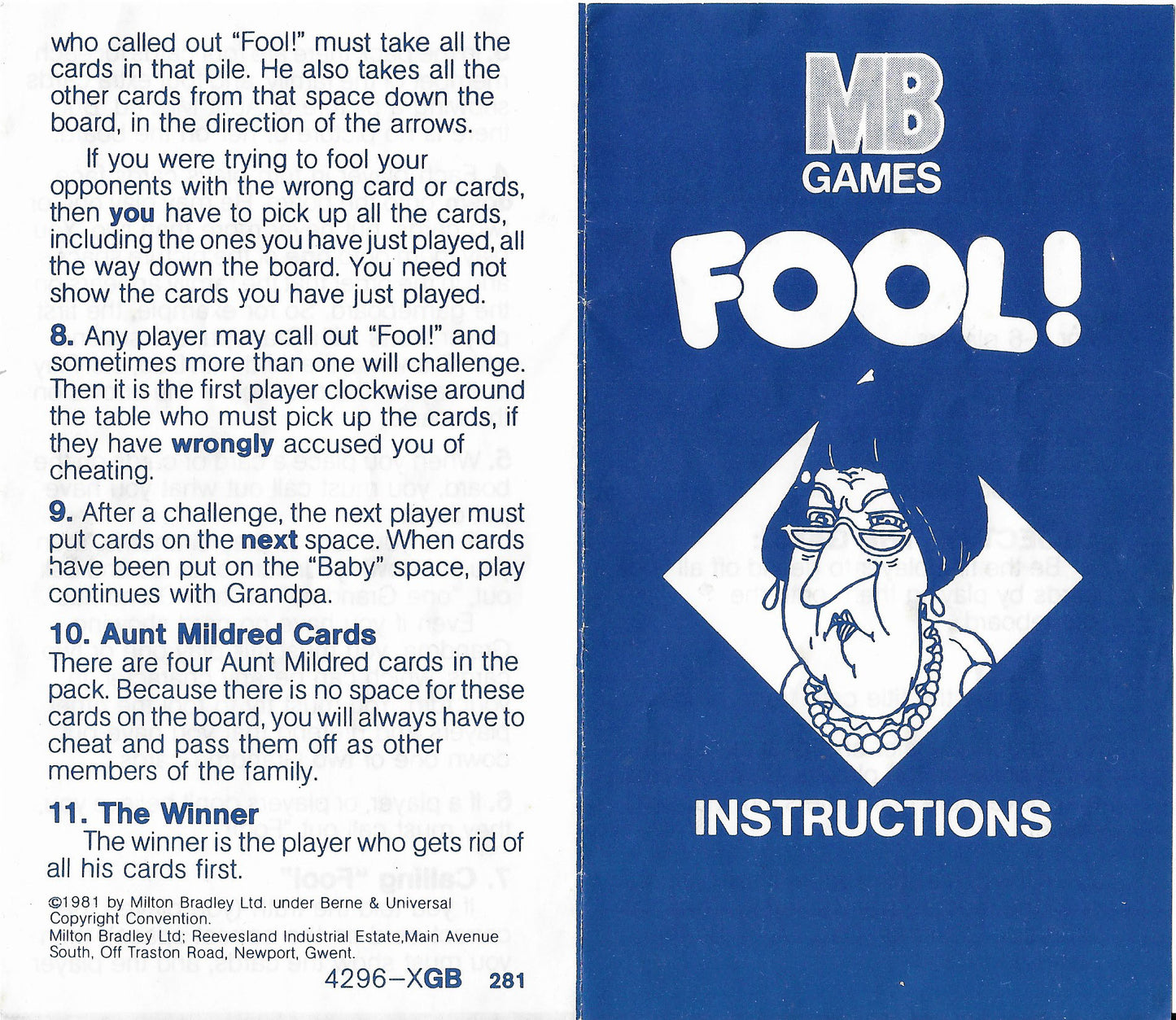 Get ready to call out “Fool!” in Fool! (1981)—a game where poker faces and quick thinking are everything.
