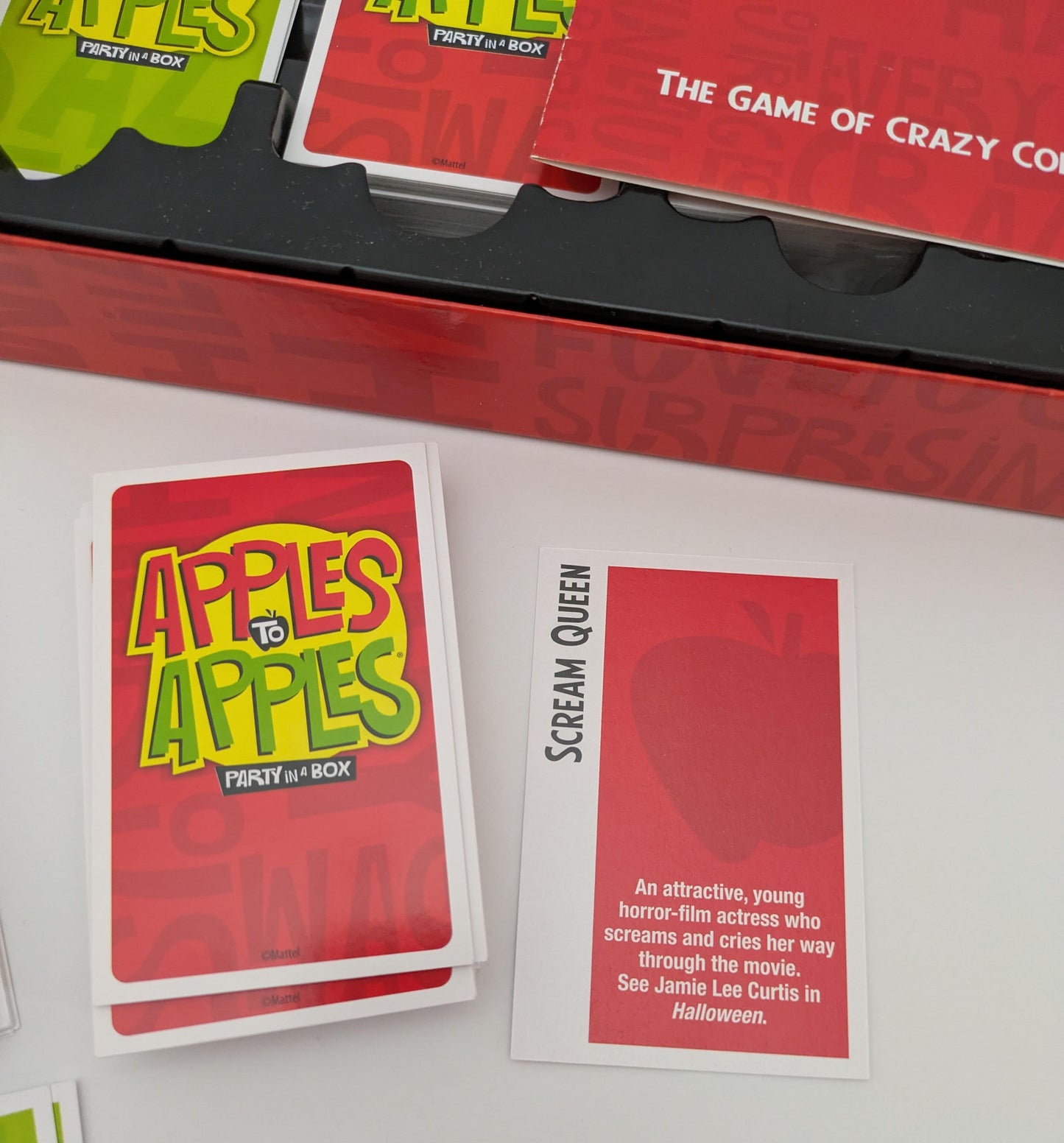 Get ready to think fast and laugh harder with Apples to Apples (2017) – the game of crazy combinations and unexpected answers.