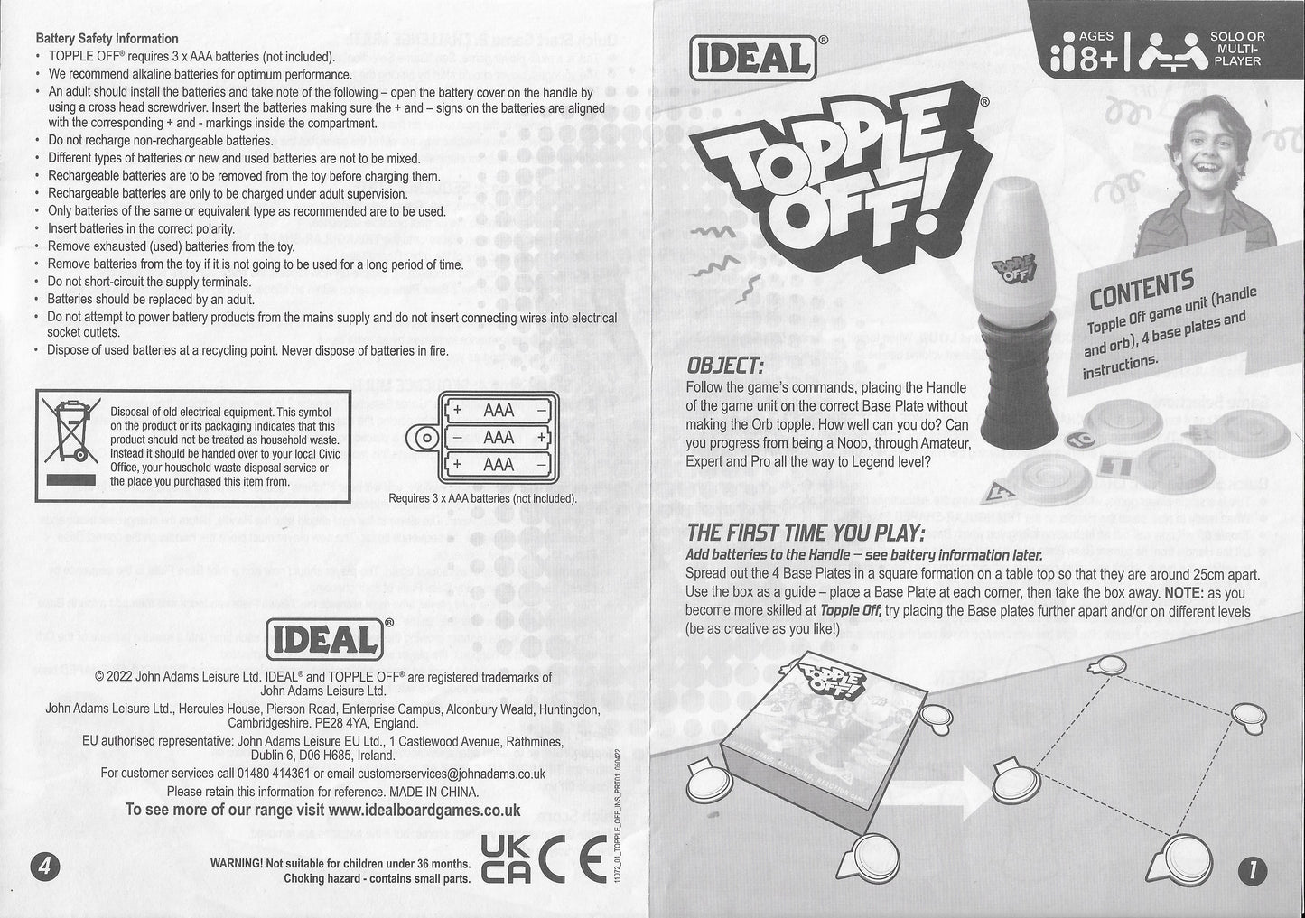 Grab your friends or go solo – Topple Off! (2021) brings action-packed balancing fun to any game night.