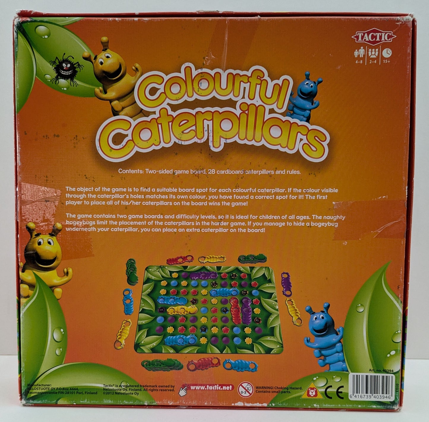 Help your caterpillars wriggle into the right spots in Colourful Caterpillars (1986).