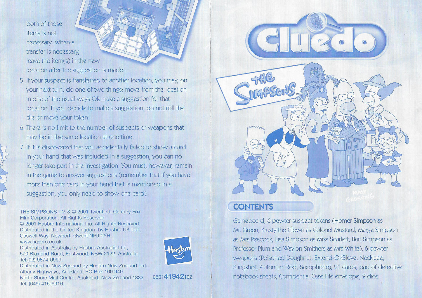 How to Play The Simpsons Cluedo (2001) – Official Rules Explained