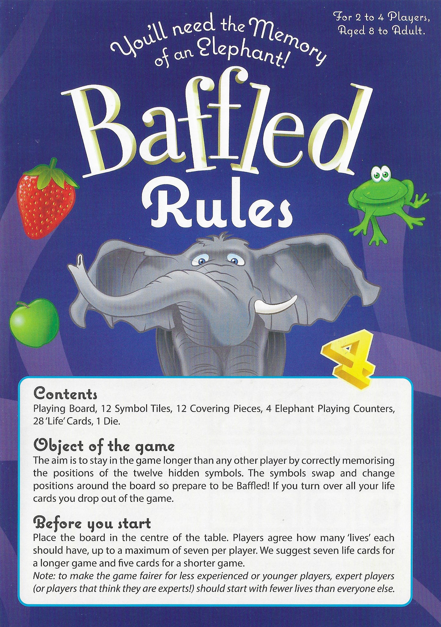 How to play Baffled (2018) Memorise the hidden symbols before the game begins.