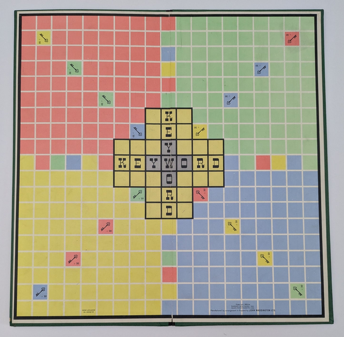 How to play Keyword (1953) – simple rules for a classic word guessing game.