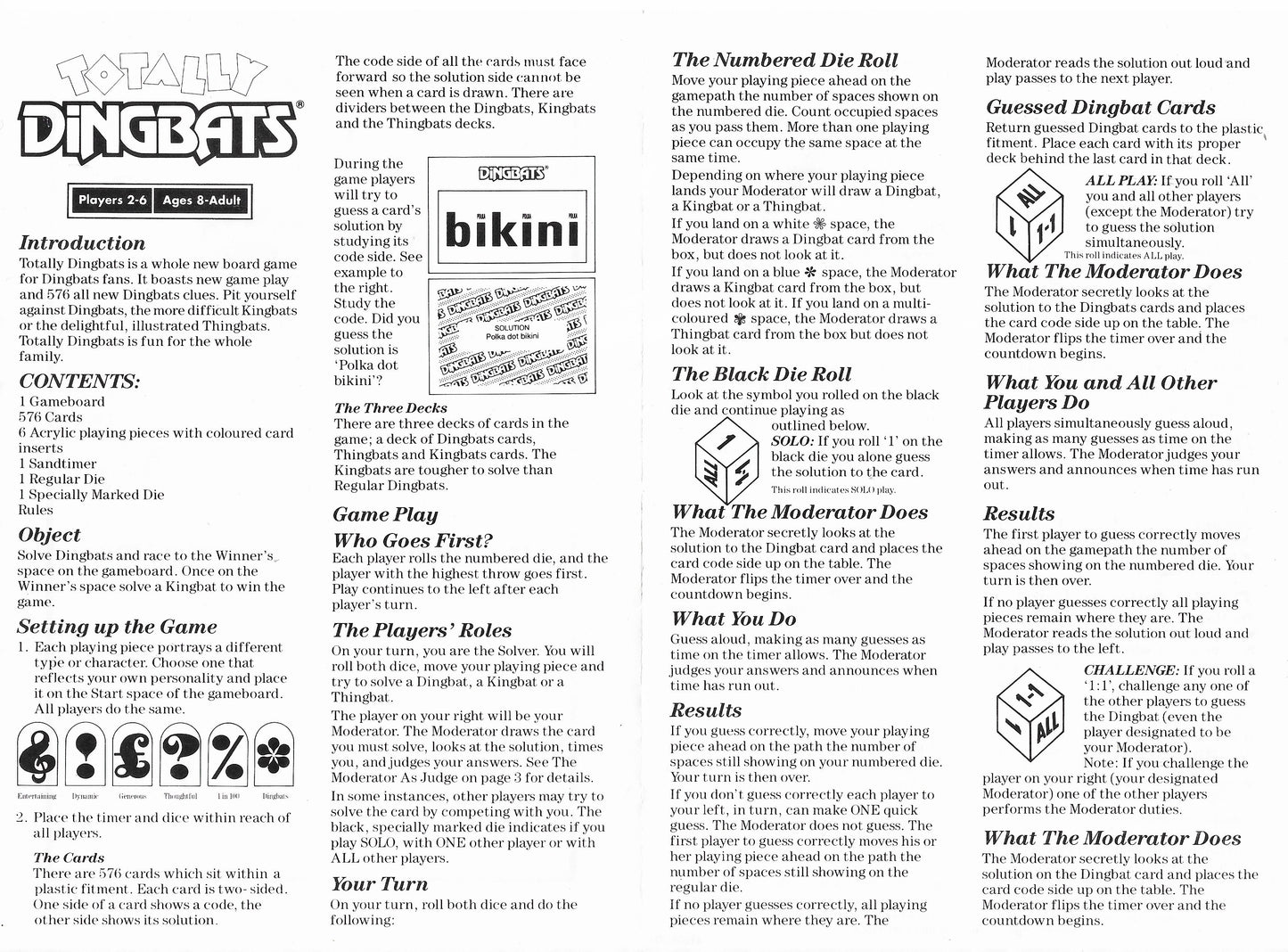 If you love decoding hidden meanings and thinking on your feet, Totally Dingbats (1990) is your kind of game.