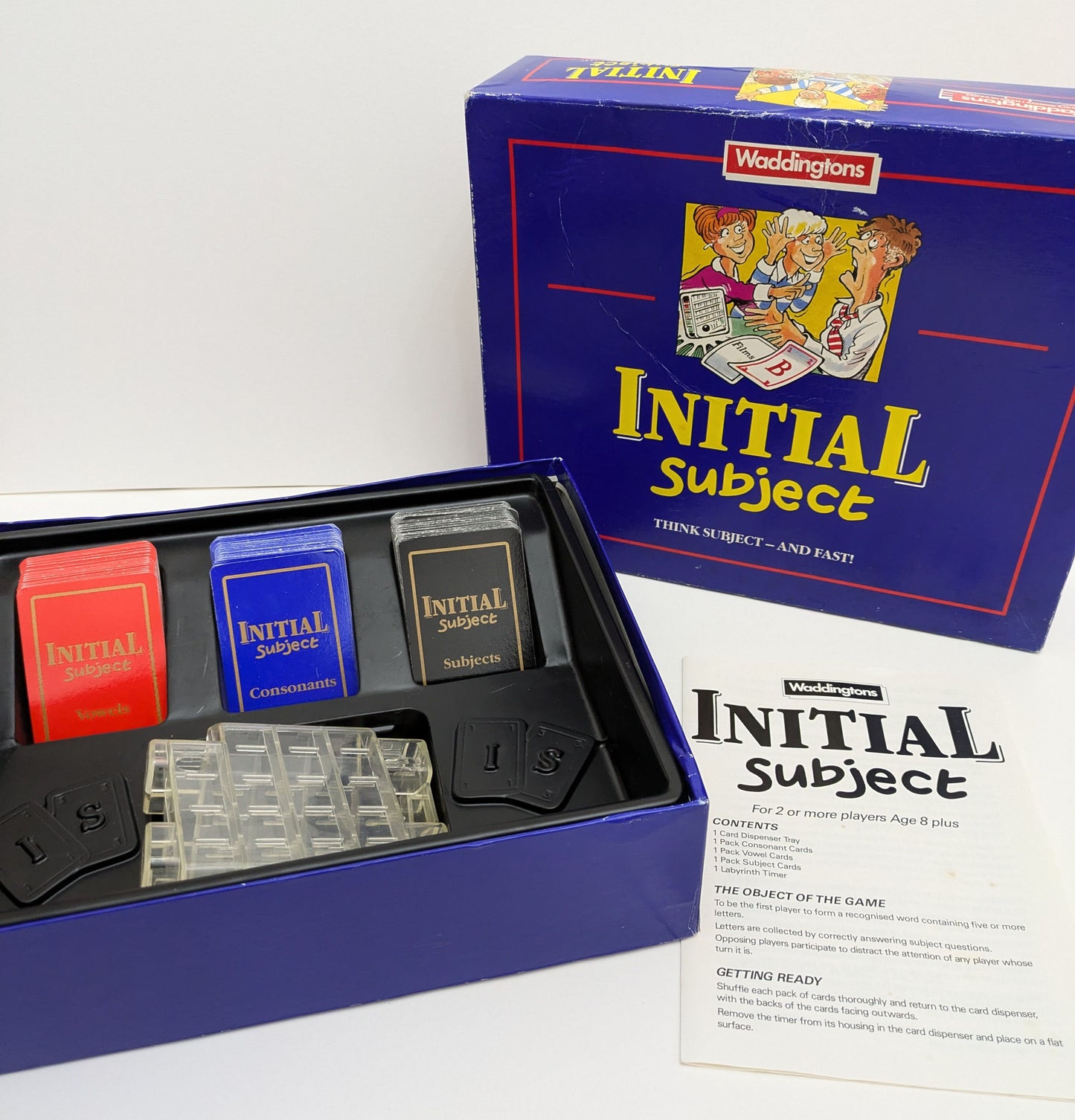 Initial Subject (1989) - Vintage Word Game | Rent from GamesUnite