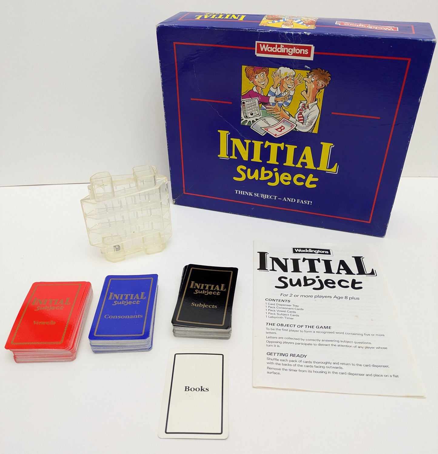 Initial Subject (1989) - Vintage Word Game | Rent from GamesUnite
