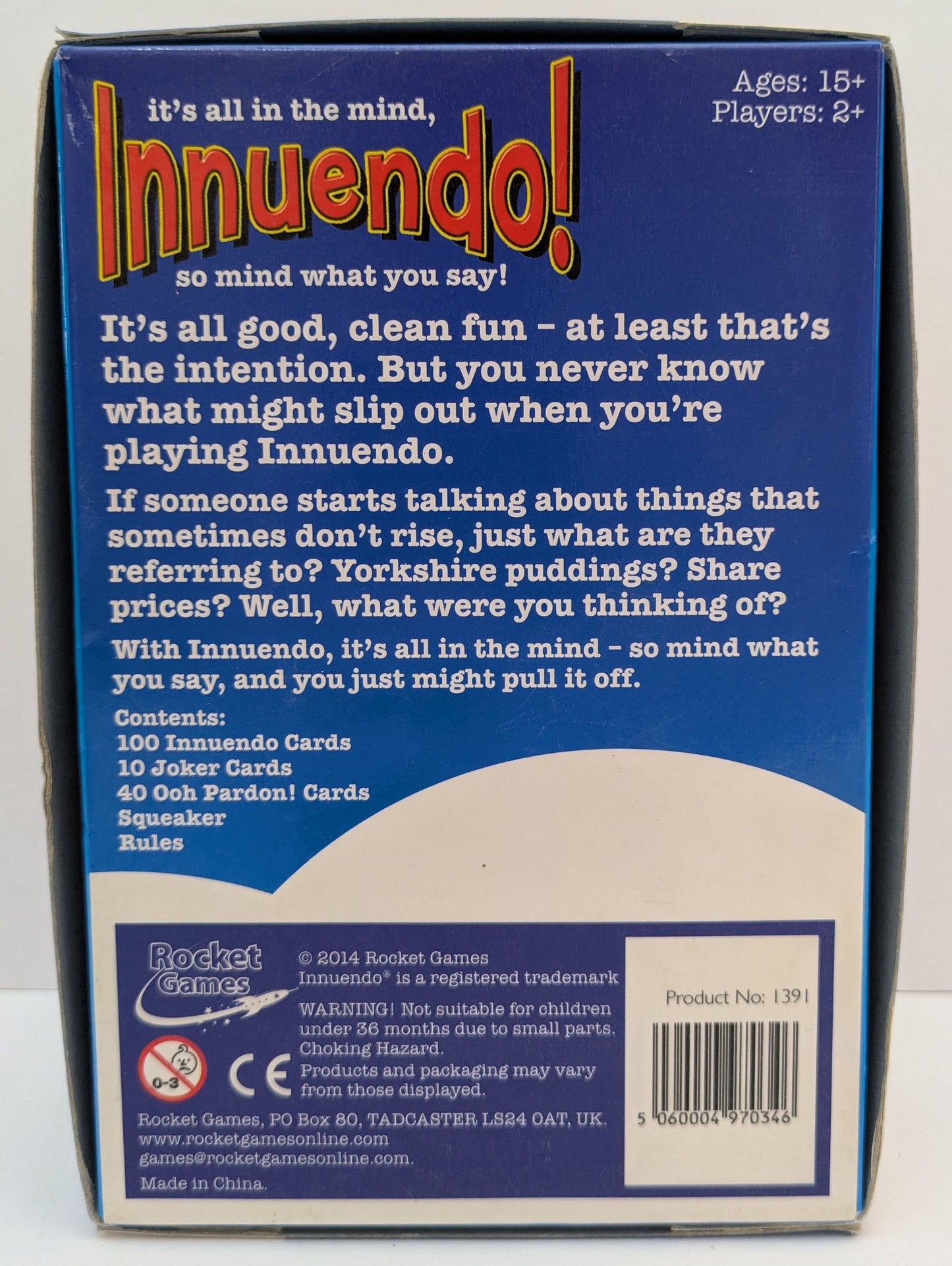 Innuendo Board Game (2014) Fun Party Game of Wit and Laughter