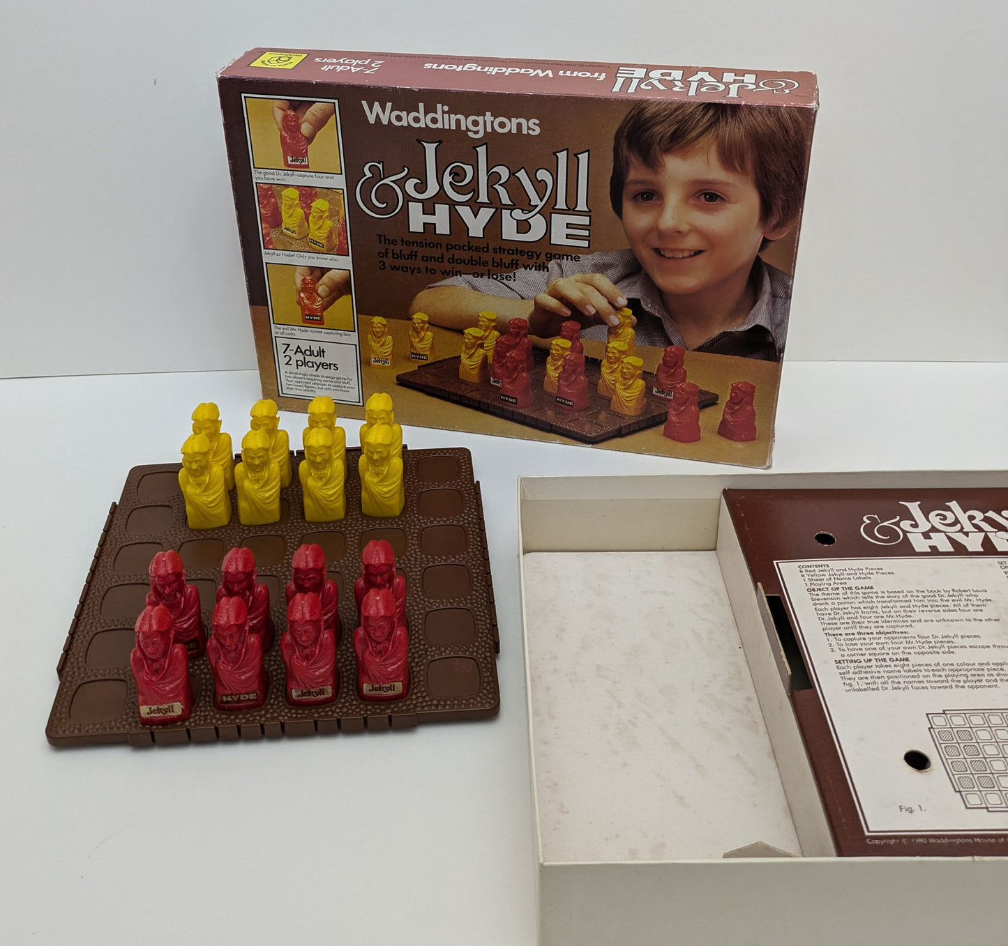 Jekyll & Hyde Board Game Rental (1980) - Strategy and Hidden Identities