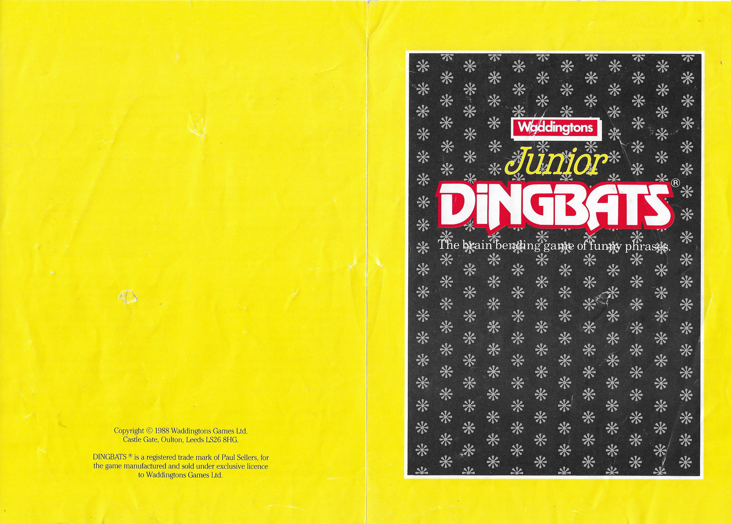 Junior Dingbats (1988) mixes family fun with brain-busting puzzles!